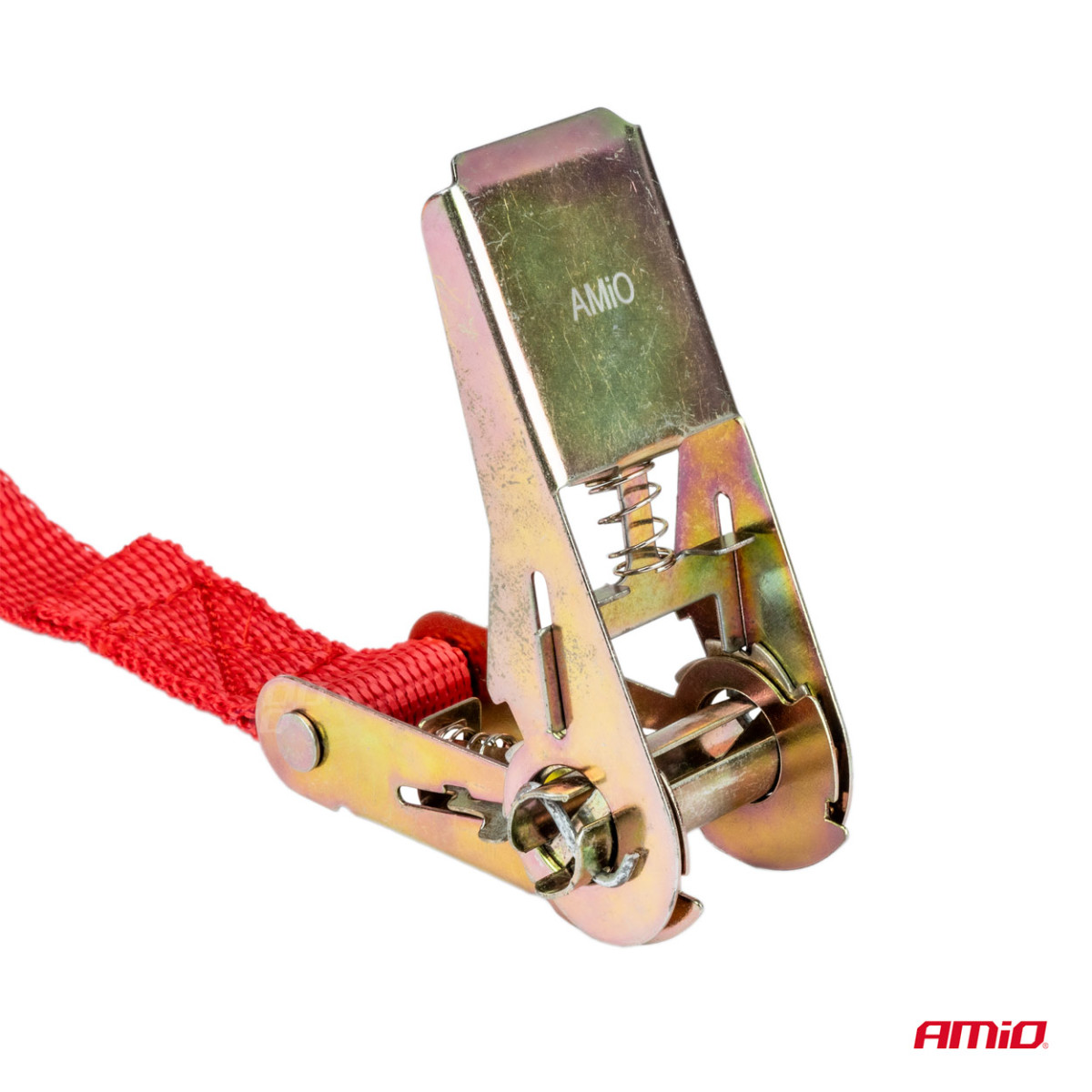 Ladungssicherungsgurt mit Spanner 500 kg, 5 m x 25 mm, BELT-02, AMIO-01724 