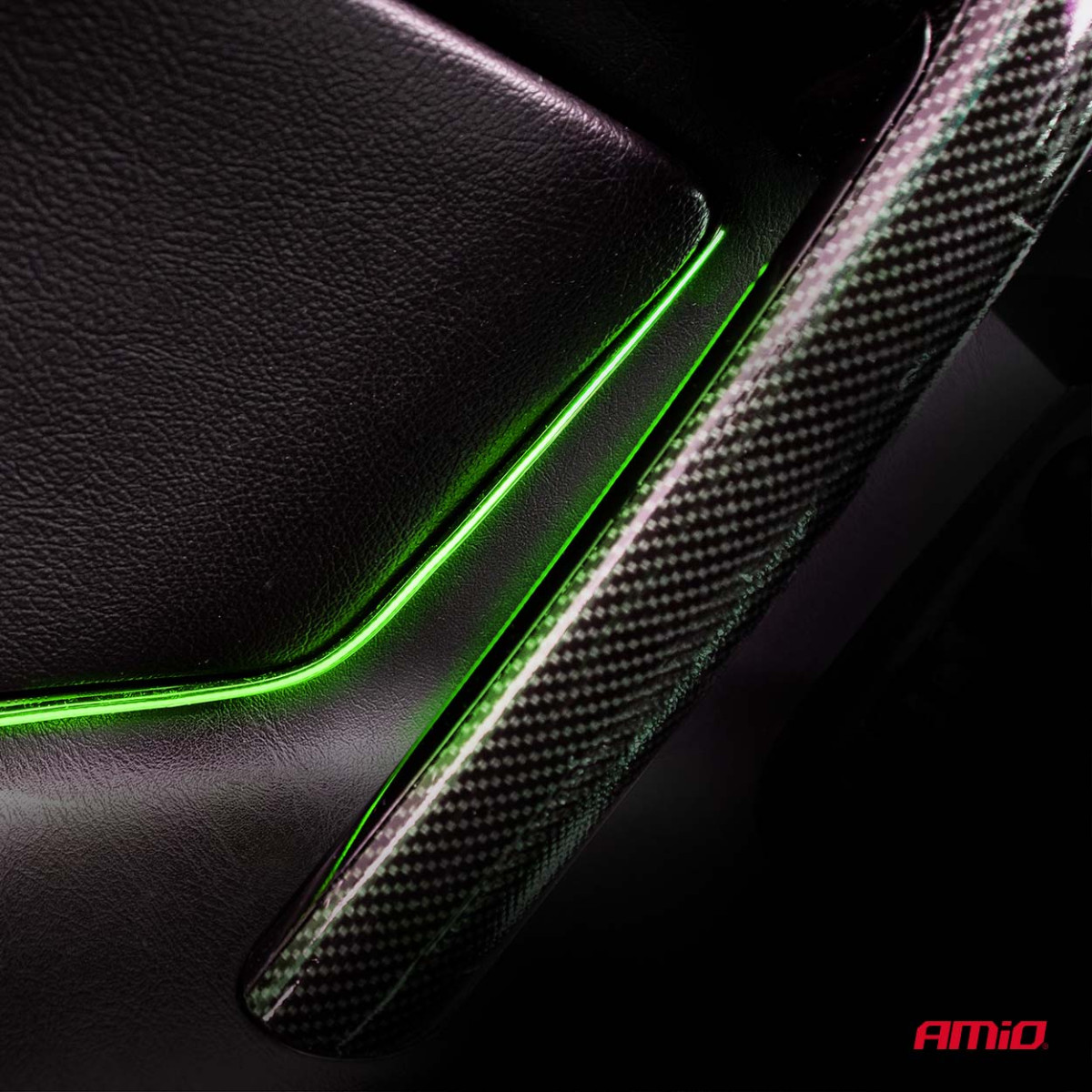 Flexible COB-LED-Streifen 2x30 cm 12V, grün