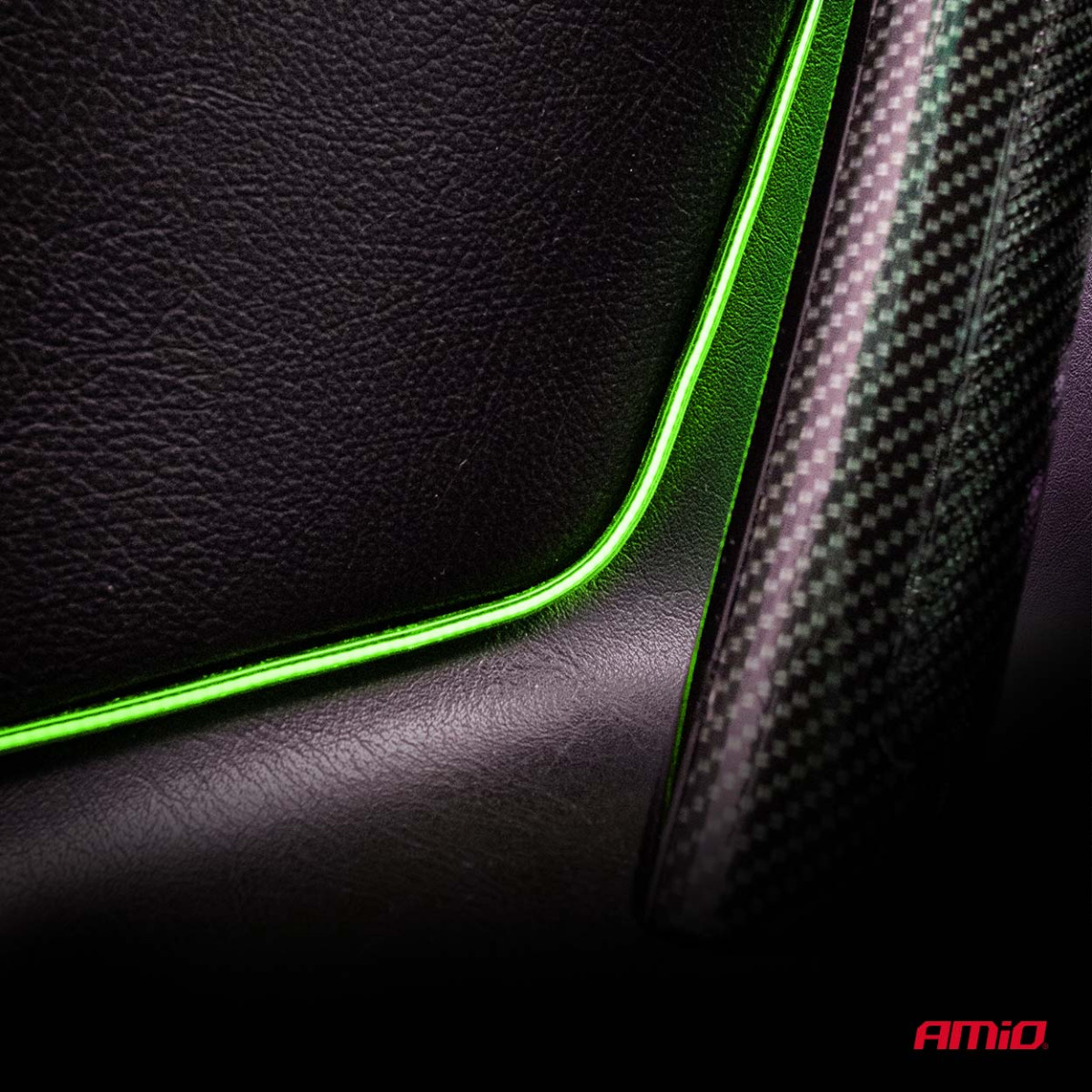 Flexible COB-LED-Streifen 2x30 cm 12V, grün