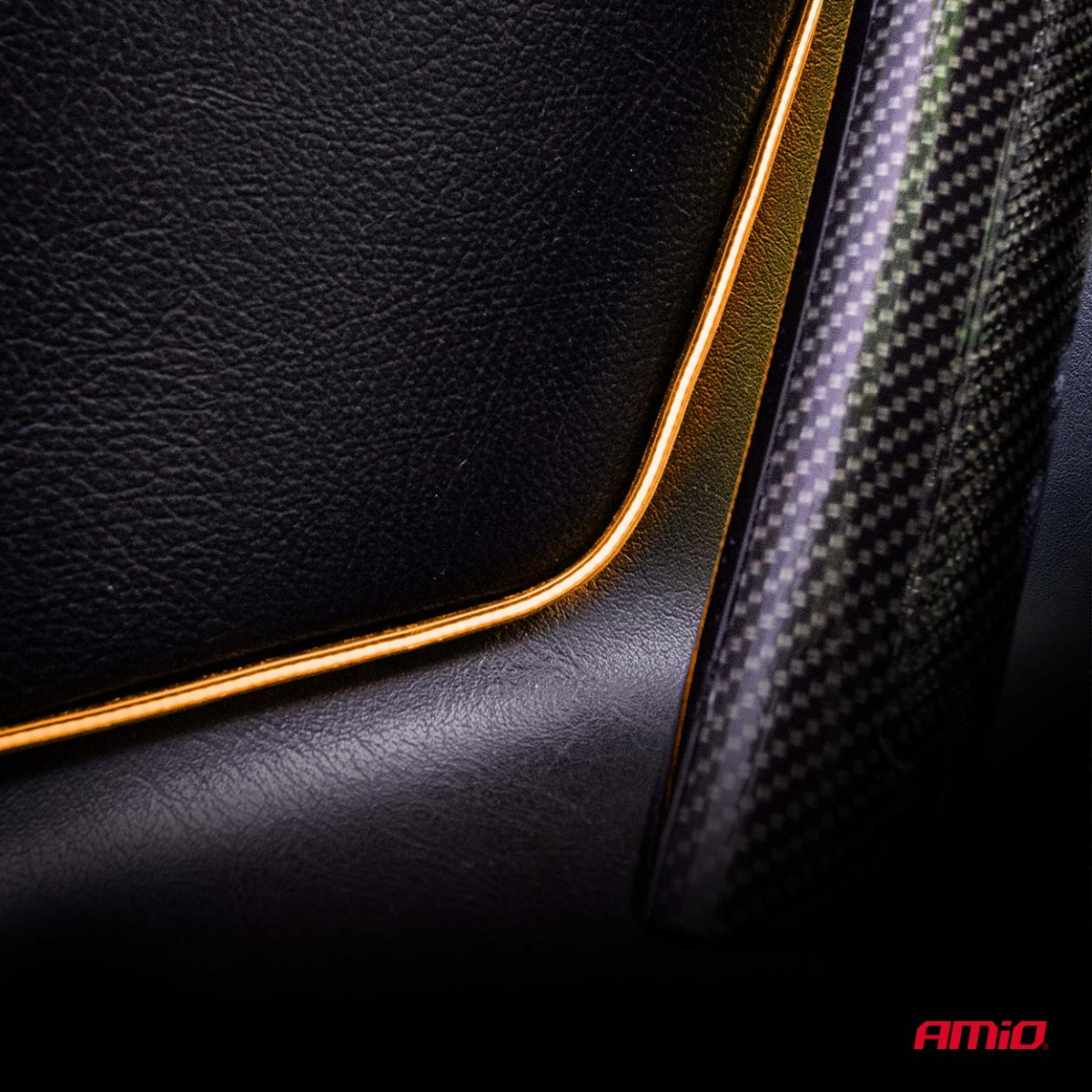 Flexible COB-LED-Streifen, 2 x 30 cm, 12 V, bernsteinfarben