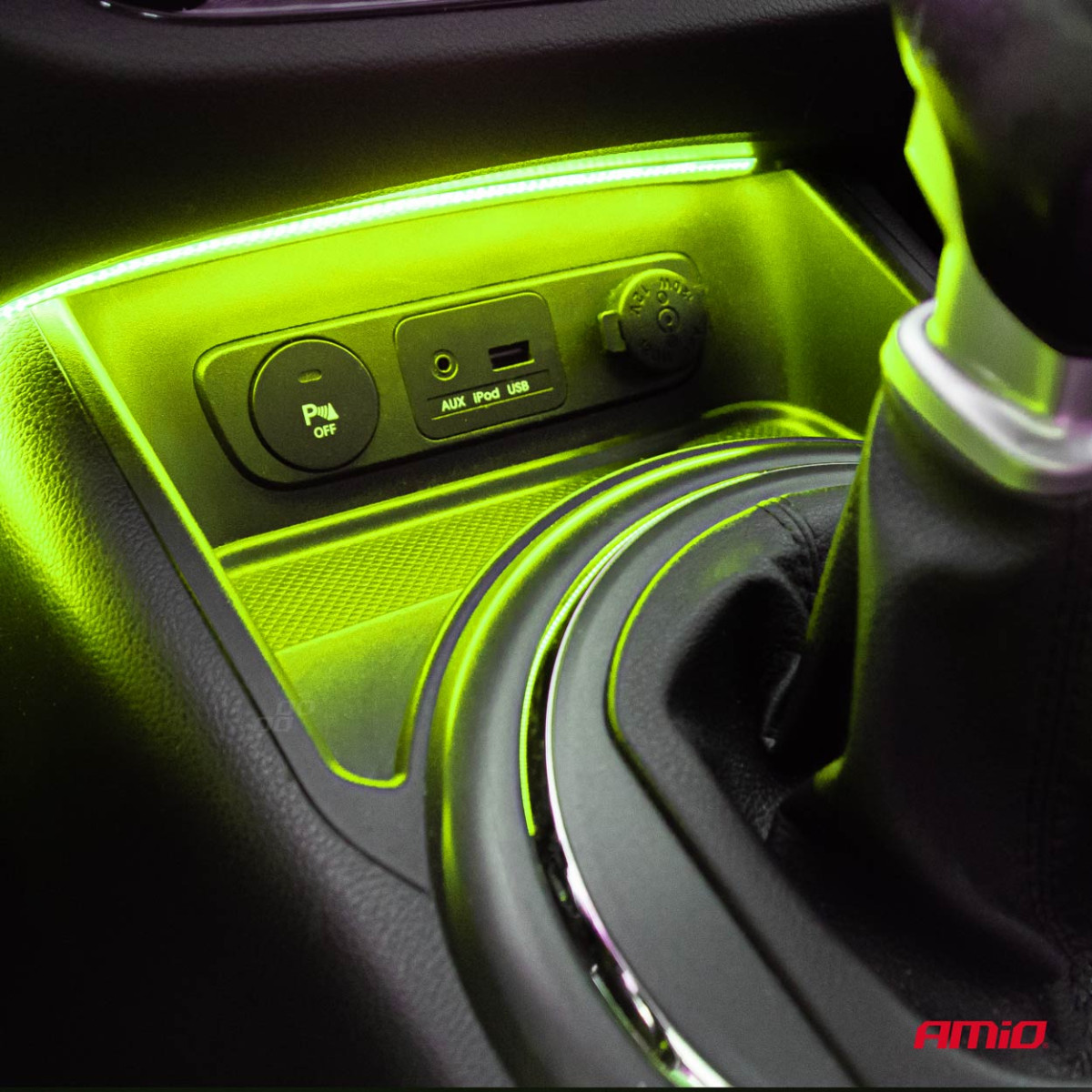 Flexible COB-LED-Streifen 2x30 cm 12V, grün