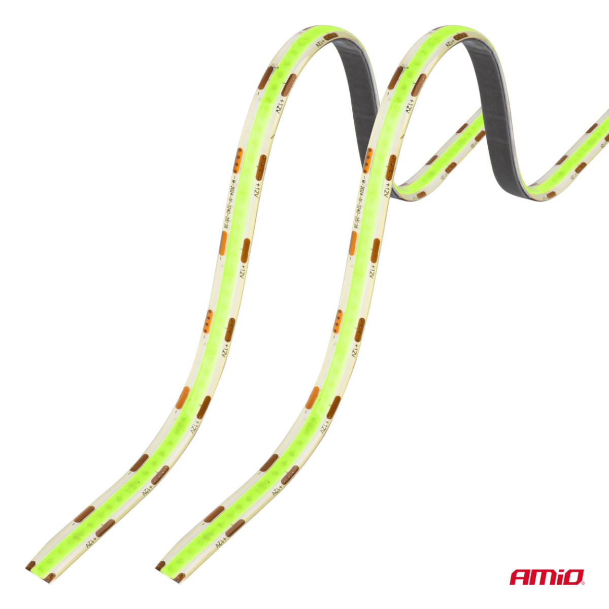 Flexible COB-LED-Streifen 2x30 cm 12V, grün