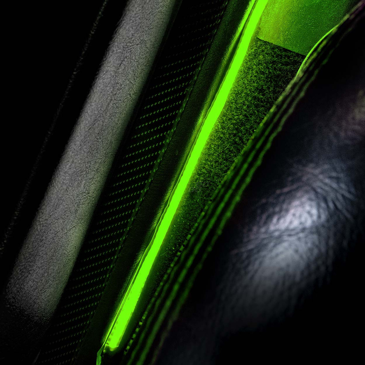 Flexible COB-LED-Streifen 2x30 cm 12V, grün