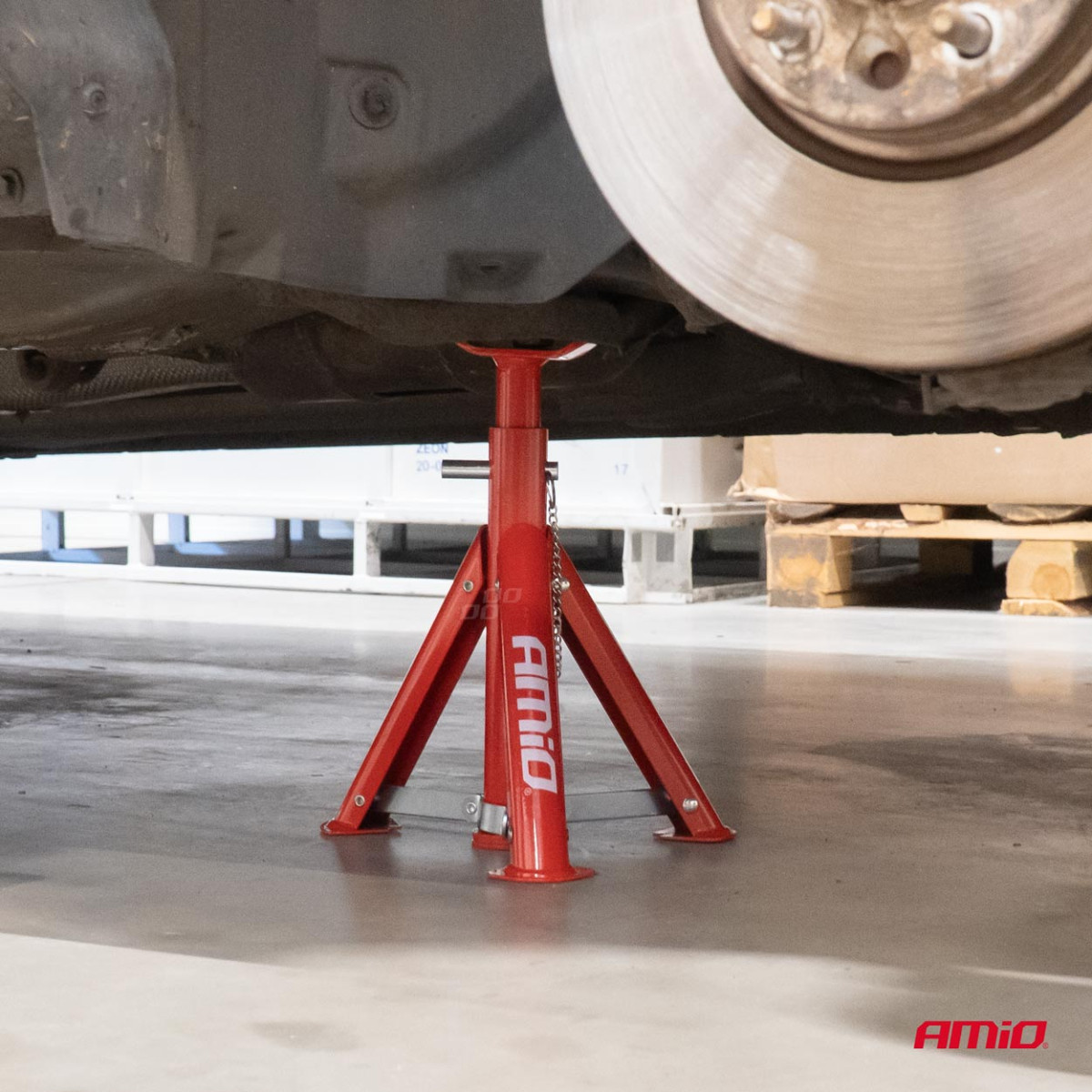 Klappbare Stützständer 2000 kg, 2 Stück. AMIO-04185