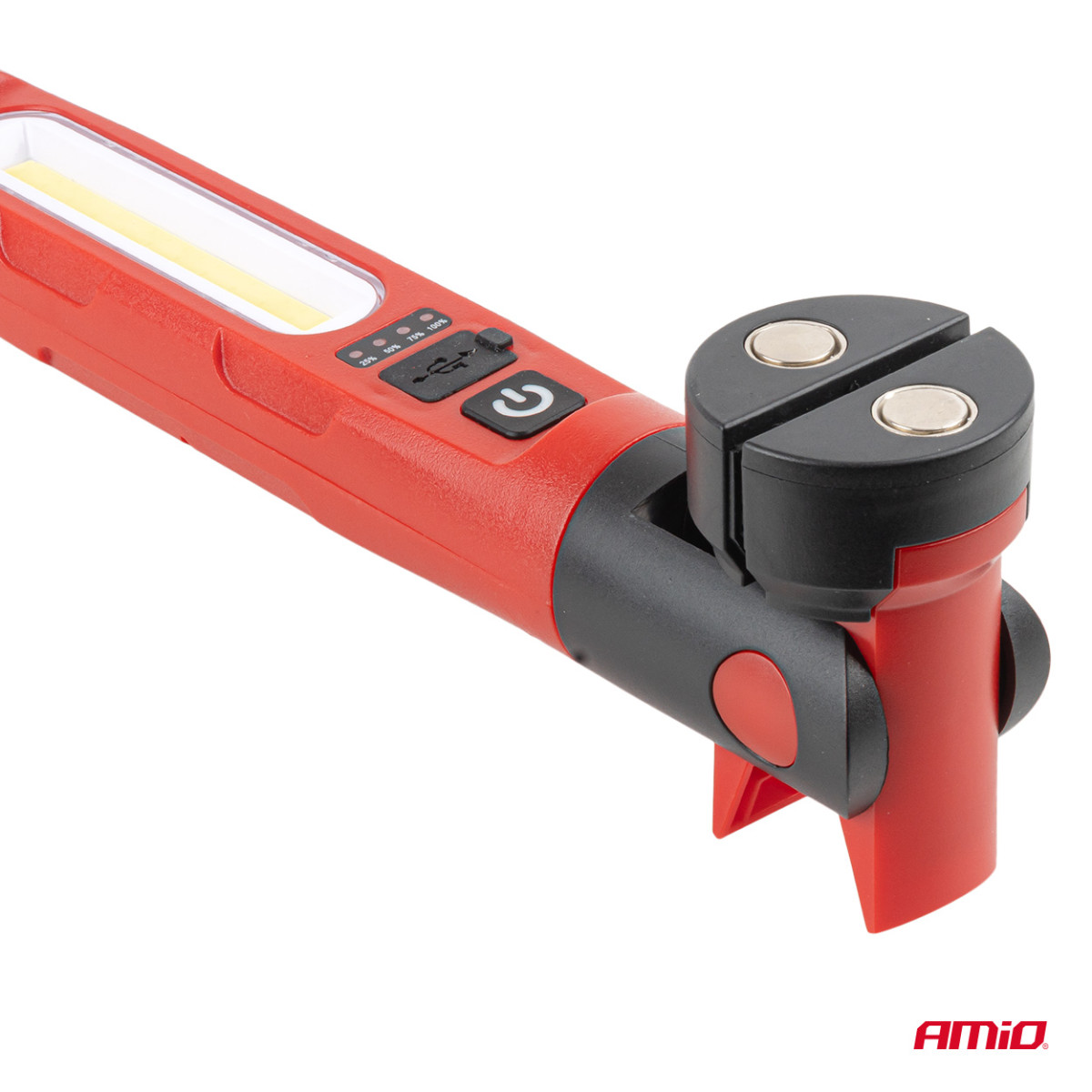 Klappbare LED-Inspektionsleuchte mit Magnet, 4000 mAh, AMIO-05025