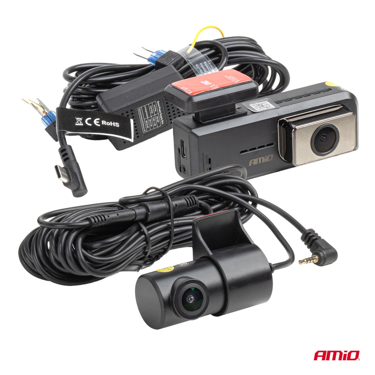 Auto-DVR 2K + 1K WLAN Wi-Fi 512 GB AMIO-04800