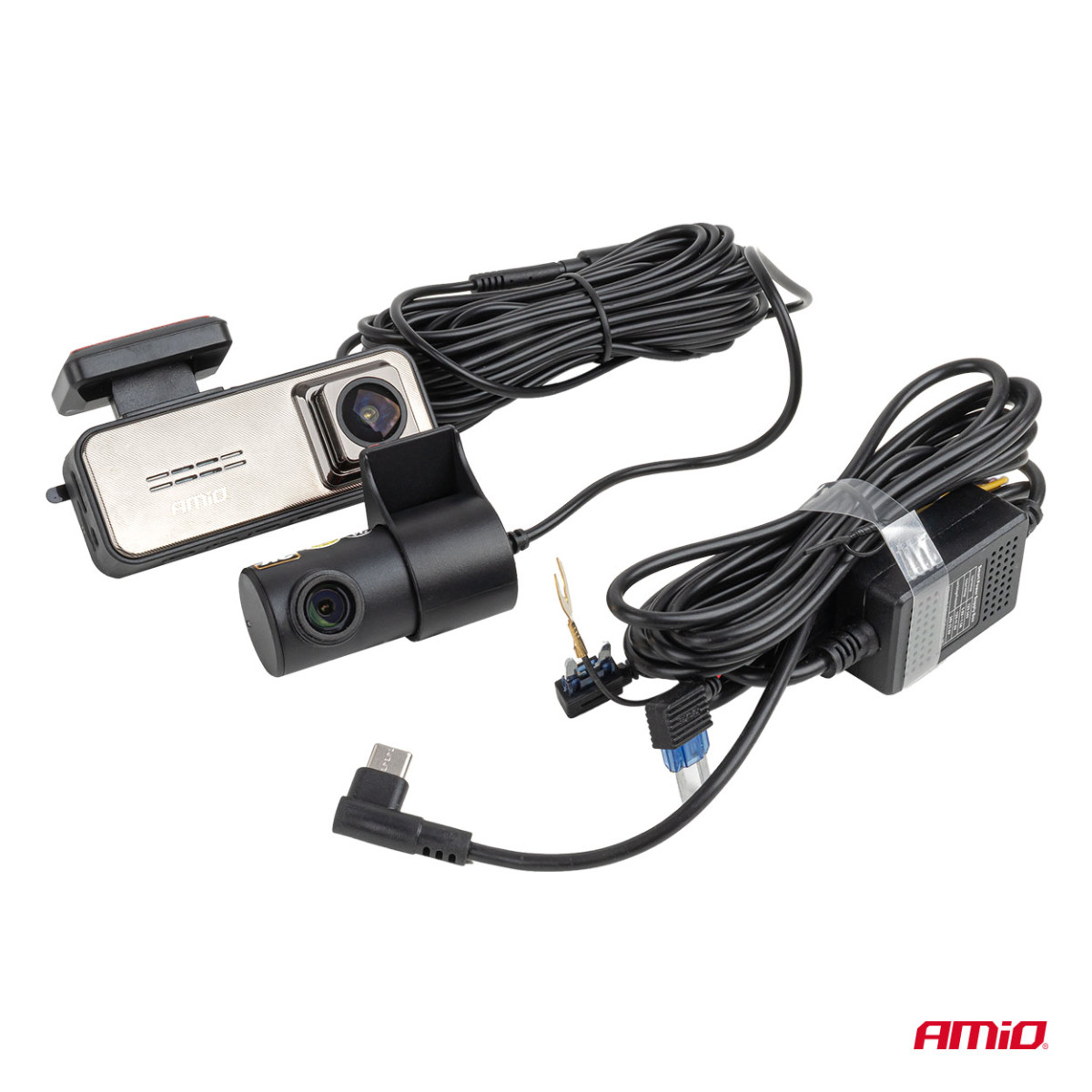 Auto-DVR 4K + 2K WLAN Wi-Fi UHD 512 GB AMIO-04801