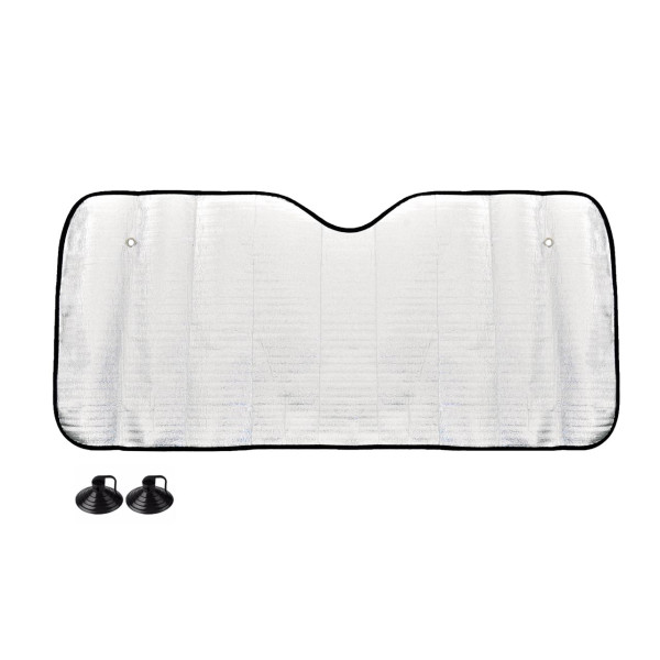 Windschutzscheibenschutz 145x70 cm, silber, EPE-Schaumstoff AMIO-01535