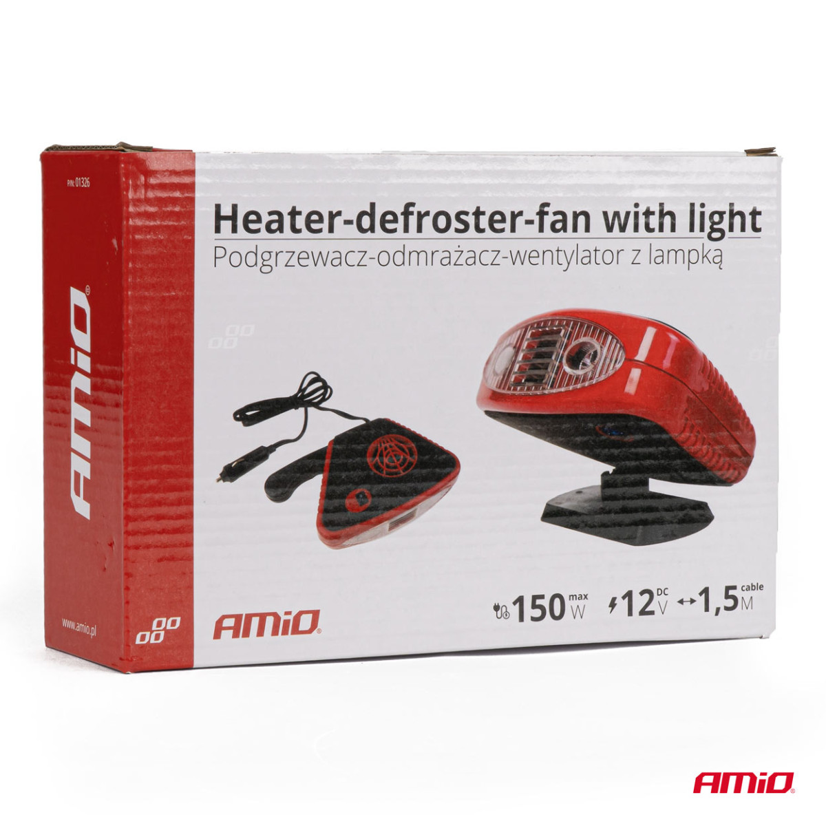 Autoheizung mit Gebläse und Lampe, 12 V