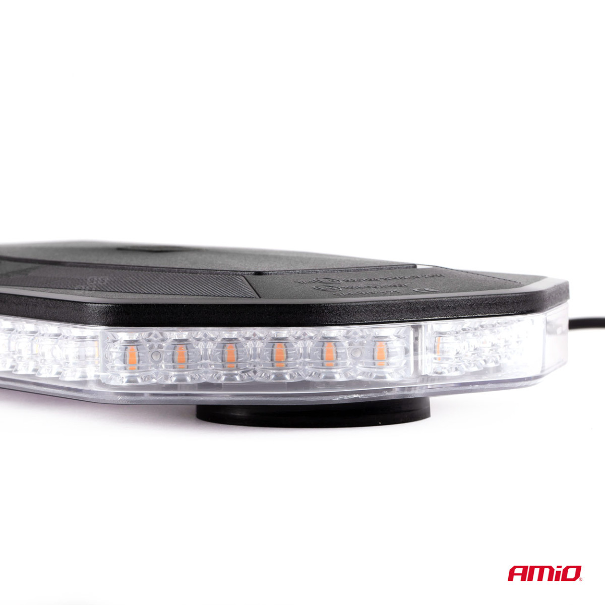 LED-Warnleuchte WLB78, magnetisch, 48 LEDs, 293 x 171 mm, 12/24 V, R65 R10, IP56, AMIO-02920