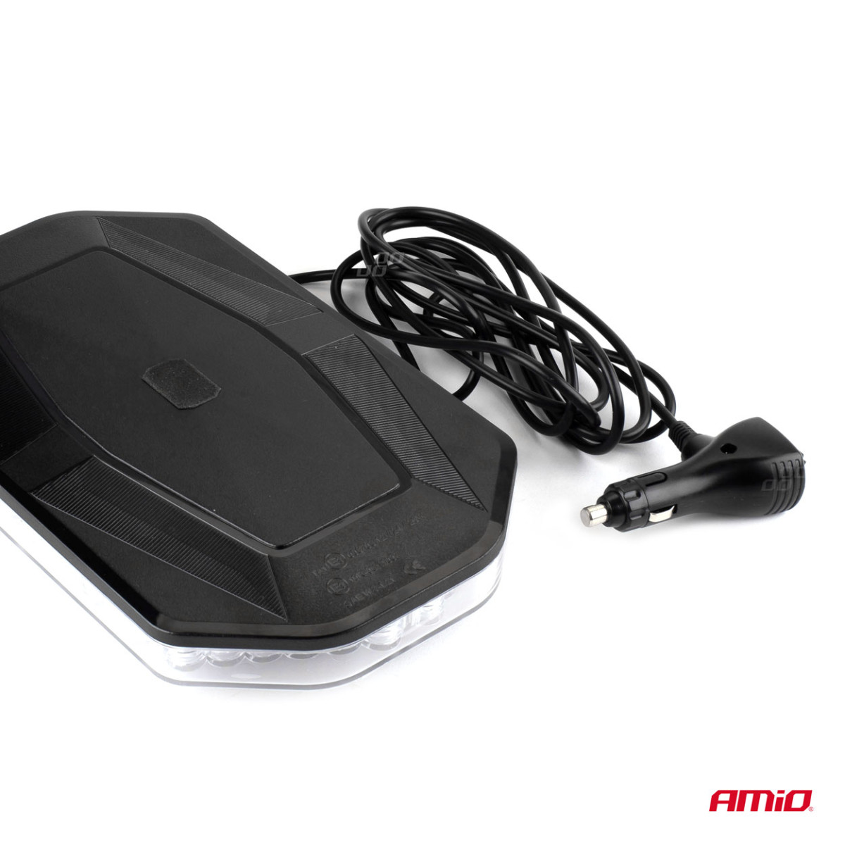 LED-Warnleuchte WLB78, magnetisch, 48 LEDs, 293 x 171 mm, 12/24 V, R65 R10, IP56, AMIO-02920