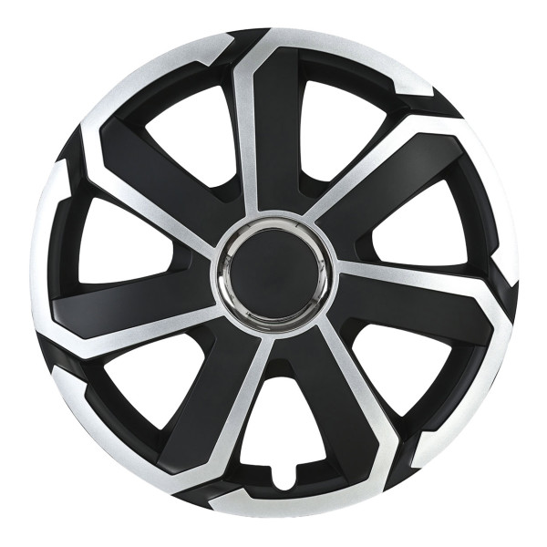 Radkappe 1 Stück AEROSPIN, schwarz und silber 15" Radkappe 1 Stück AEROSPIN, schwarz und silber 15"