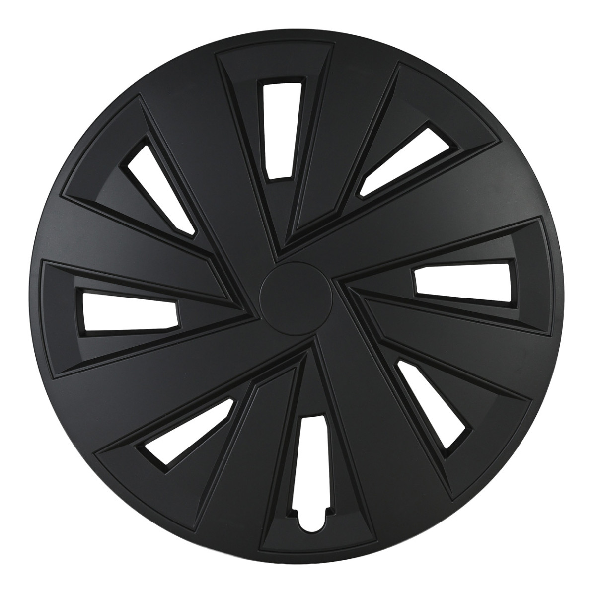 Radkappe 1 Stück PLUTON, schwarz 16"