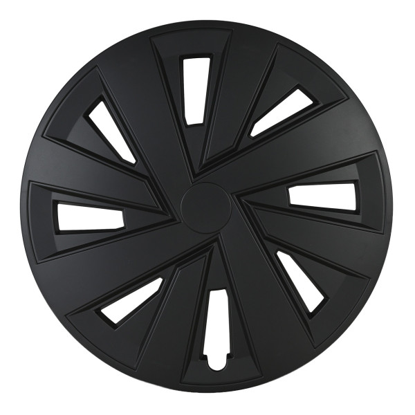 Radkappe 1 Stück PLUTON, schwarz 16"