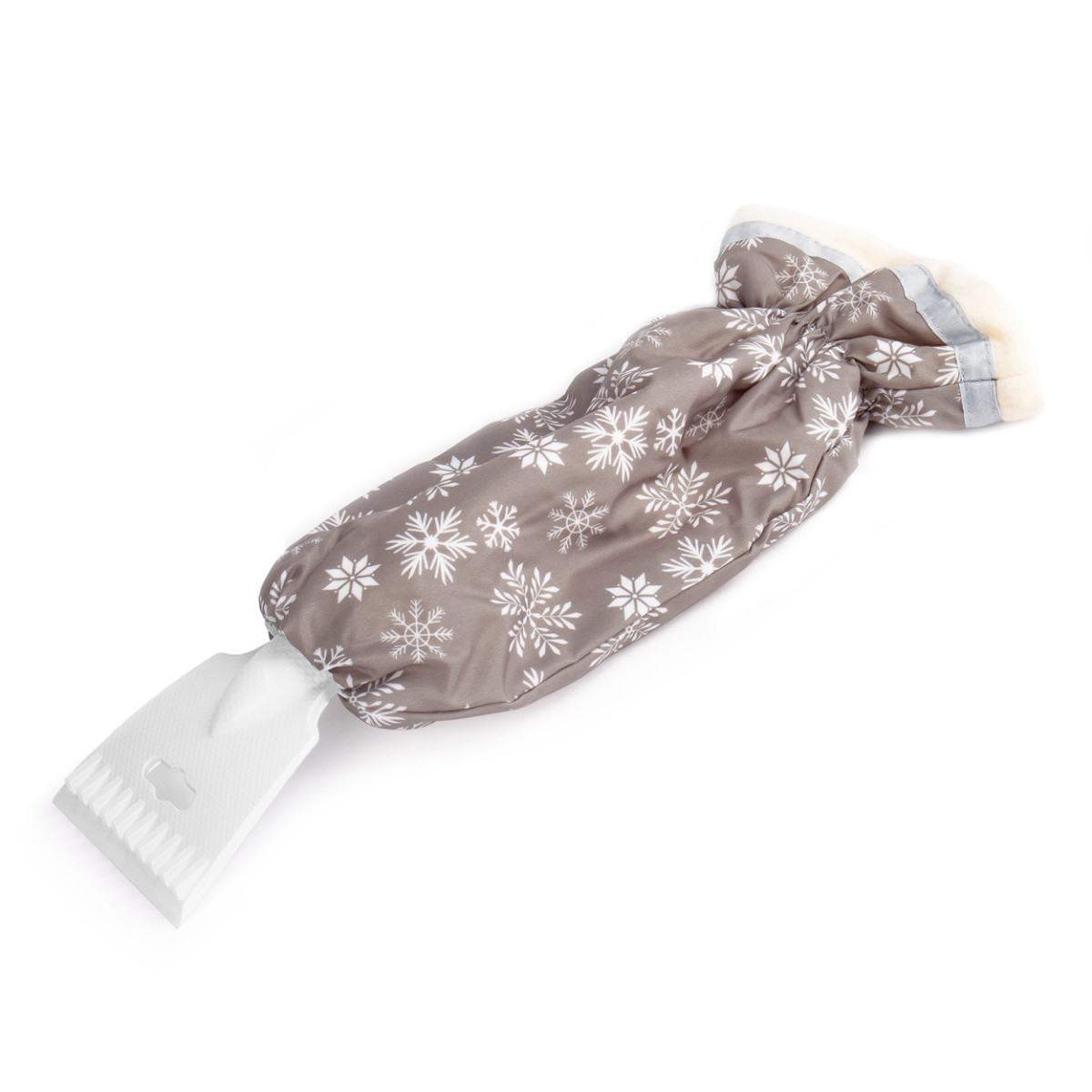 Eiskratzer mit Handschuh