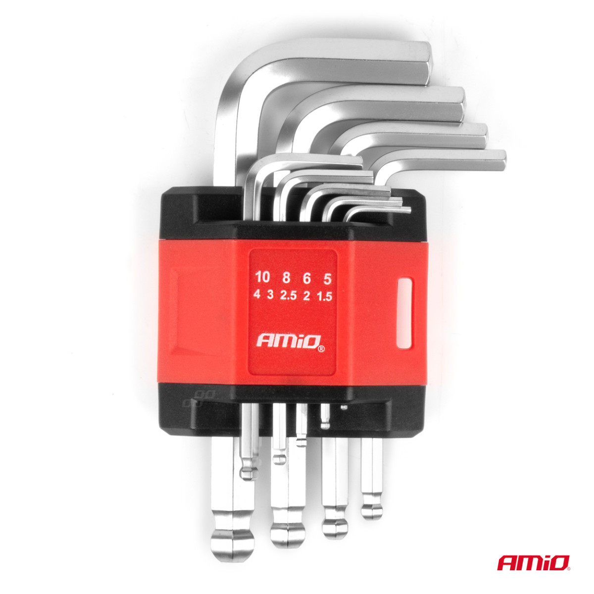 Kurze Sechskantschlüssel, 9 Stück, CR-V AMIO-01041