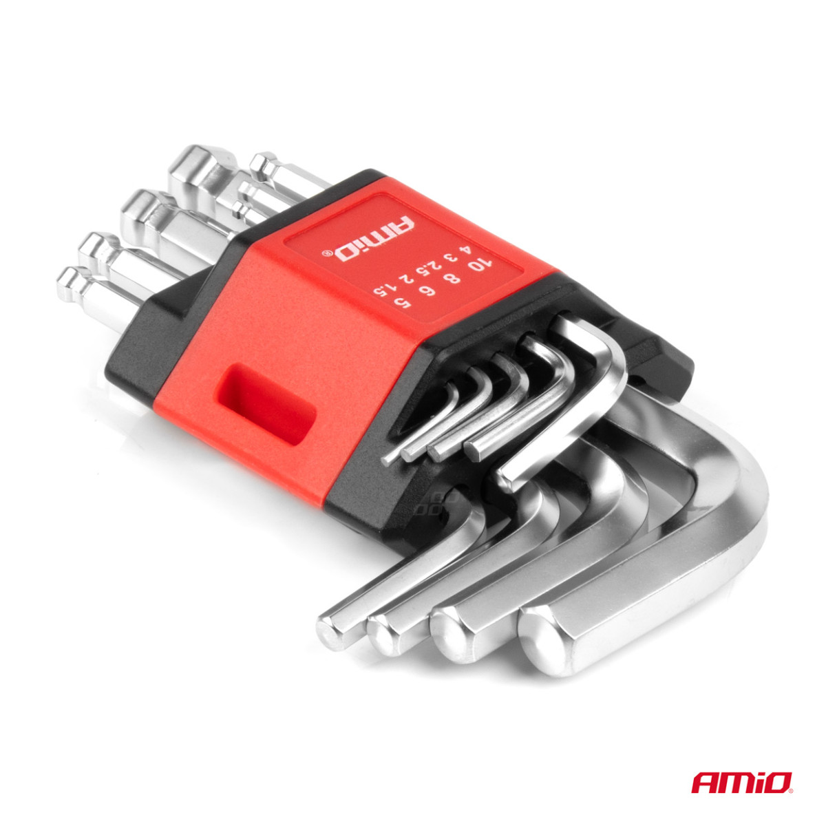 Kurze Sechskantschlüssel, 9 Stück, CR-V AMIO-01041