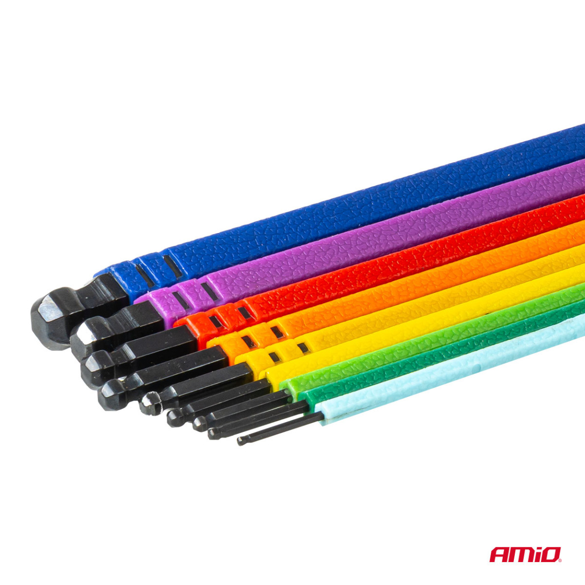 Sechskantschlüssel (Inbus) mit Kugel und Bit-Set, 18-teilig, CR-V AMIO-04787