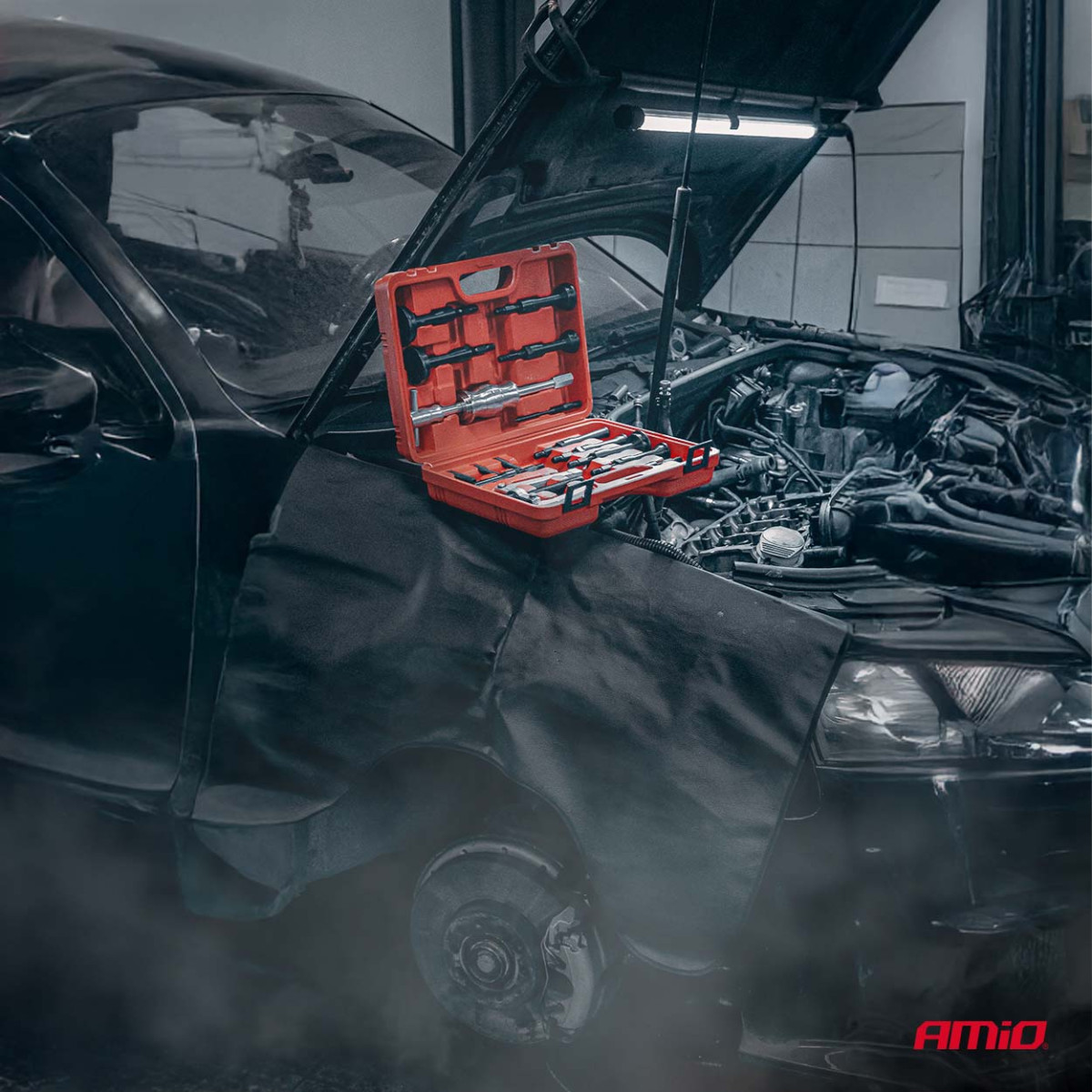 Trägheitshammer zum Ausbau von Lagern 8–58 mm, 16 Stück. AMIO-04758