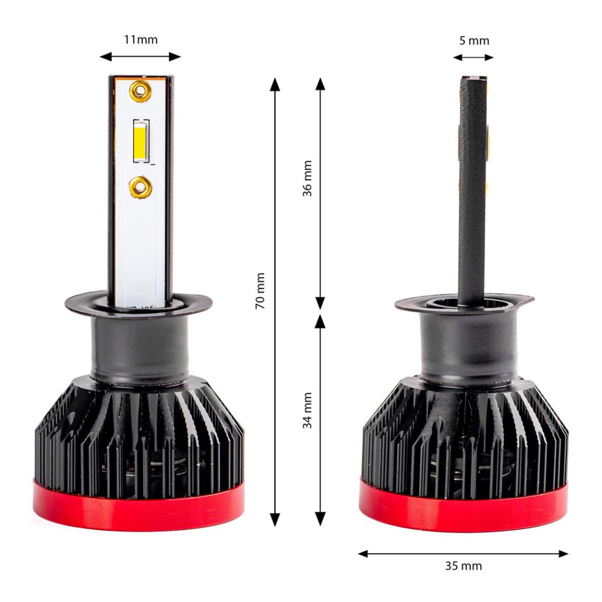 LED-Scheinwerferlampen BF-Serie H1 AMiO-02240