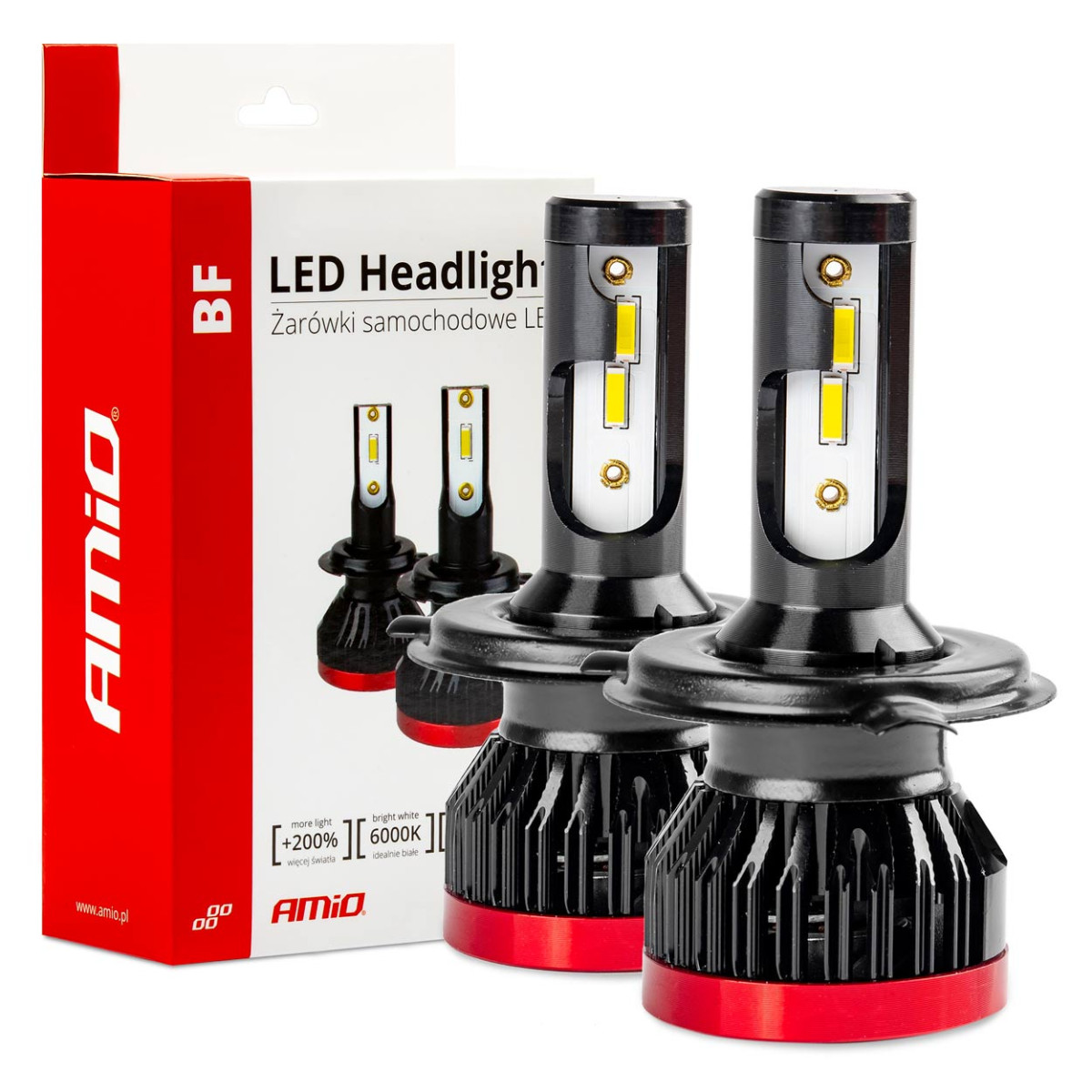 LED-Scheinwerferlampen BF-Serie H4/H19 AMiO-02241