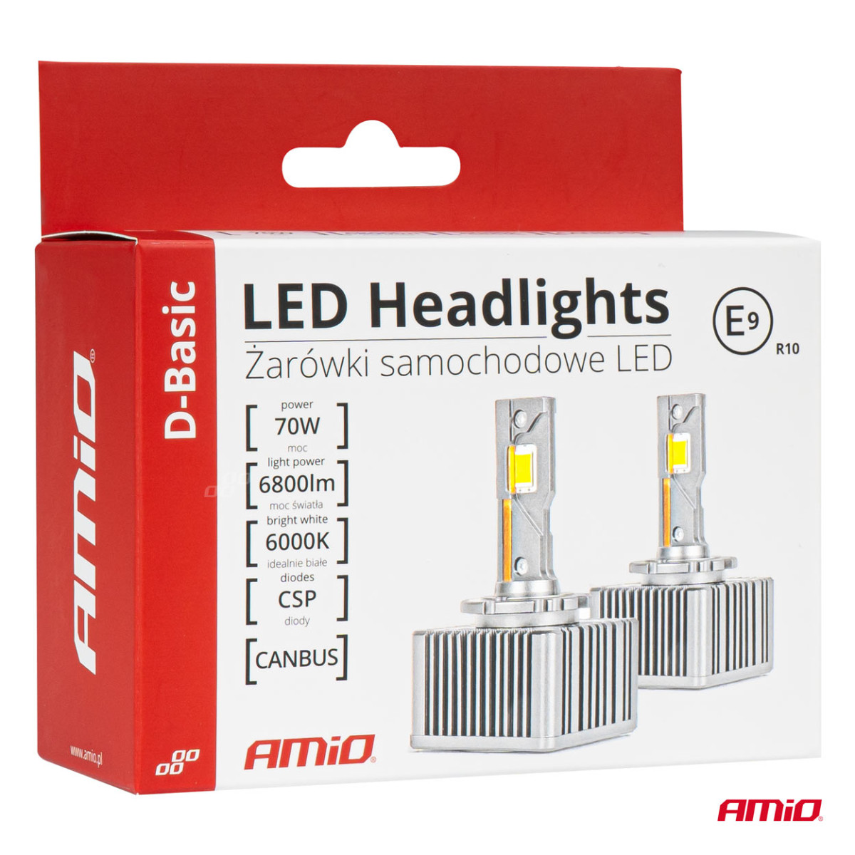 LED-Scheinwerferlampen D-Basic Serie D2S/D2R AMiO-03627