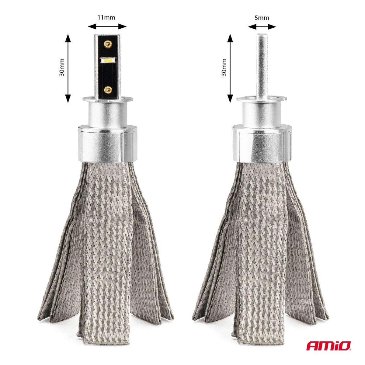 LED-Scheinwerferlampen FLEX+ Serie H3 CAN-Bus 6000K 12-24V AMIO-03656