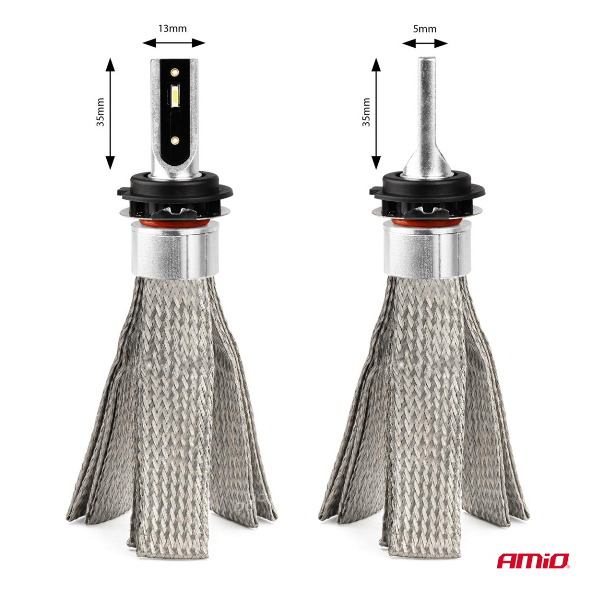 LED-Scheinwerferlampen FLEX+ Serie H7-6 CAN-Bus 6000K 12-24V AMIO-03662