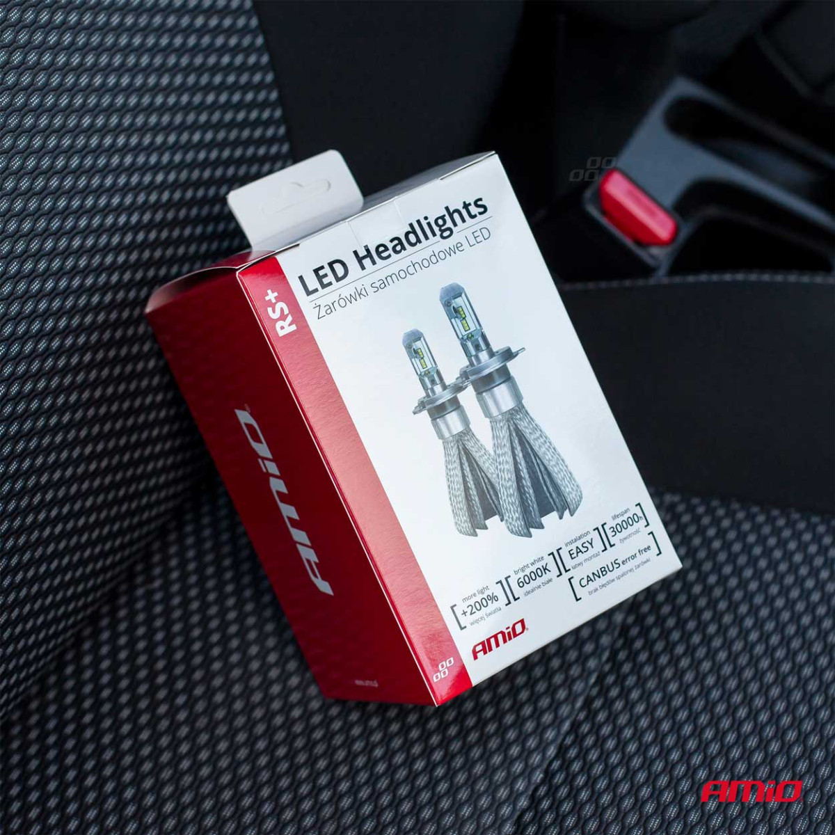 LED-Scheinwerferlampen RS+ Serie H8/H9/H11 50W AMIO-01086