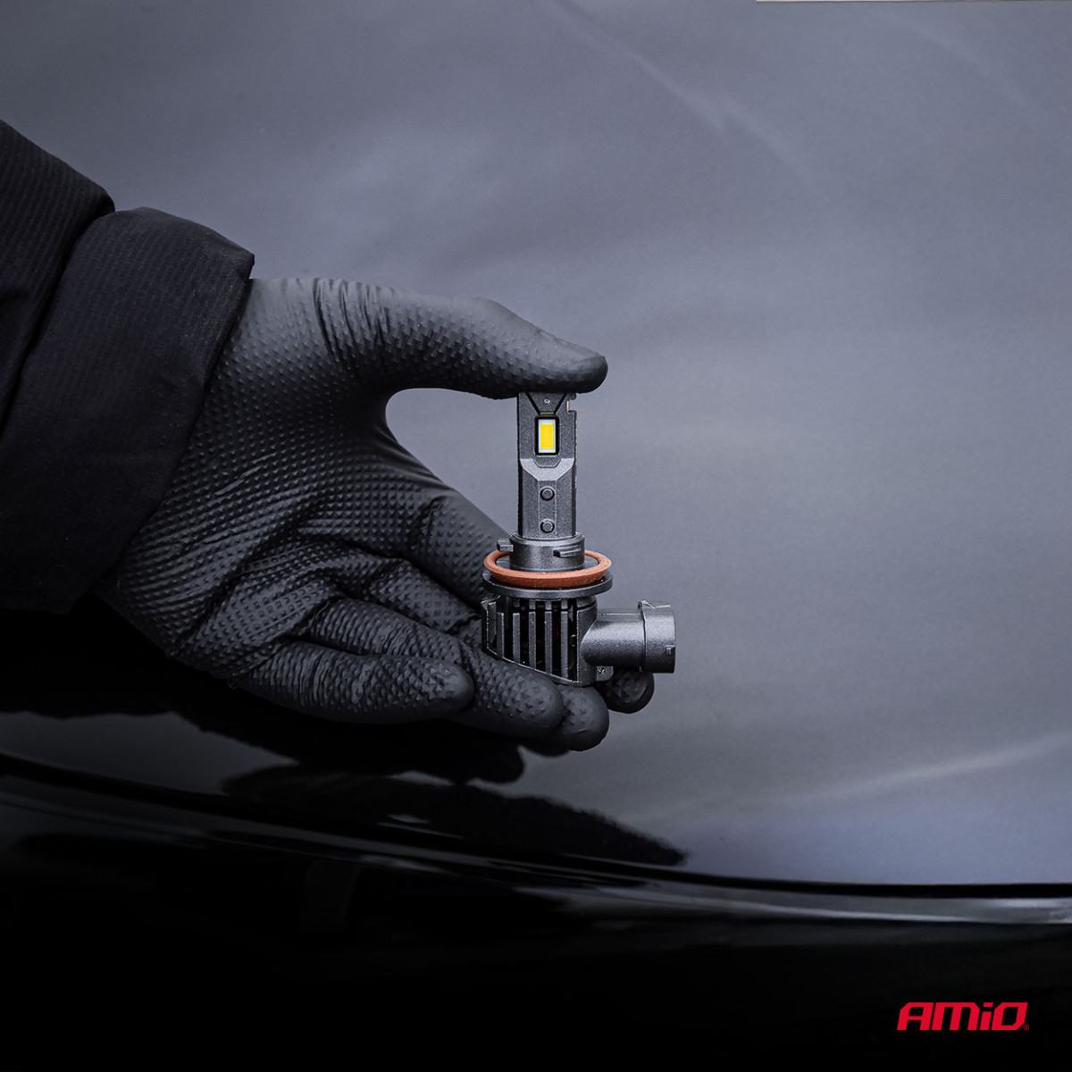 LED-Scheinwerferlampen F25 SILBER VOLL CANBUS H8/H9/H11/H16 62W 12V 24V AMIO-04705