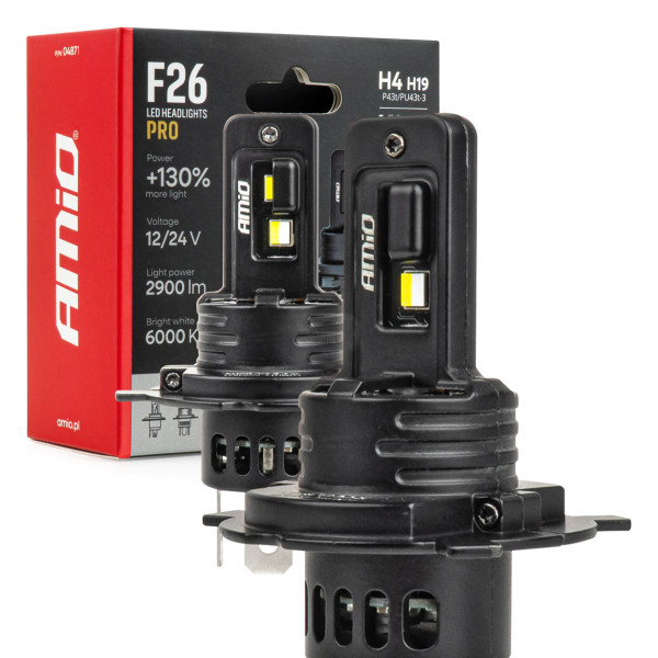 LED-Autolampen H4/H19 F26 PRO LumiTec LIMITED +130% DUO FULL CANBUS 12V/24V AMIO-04871