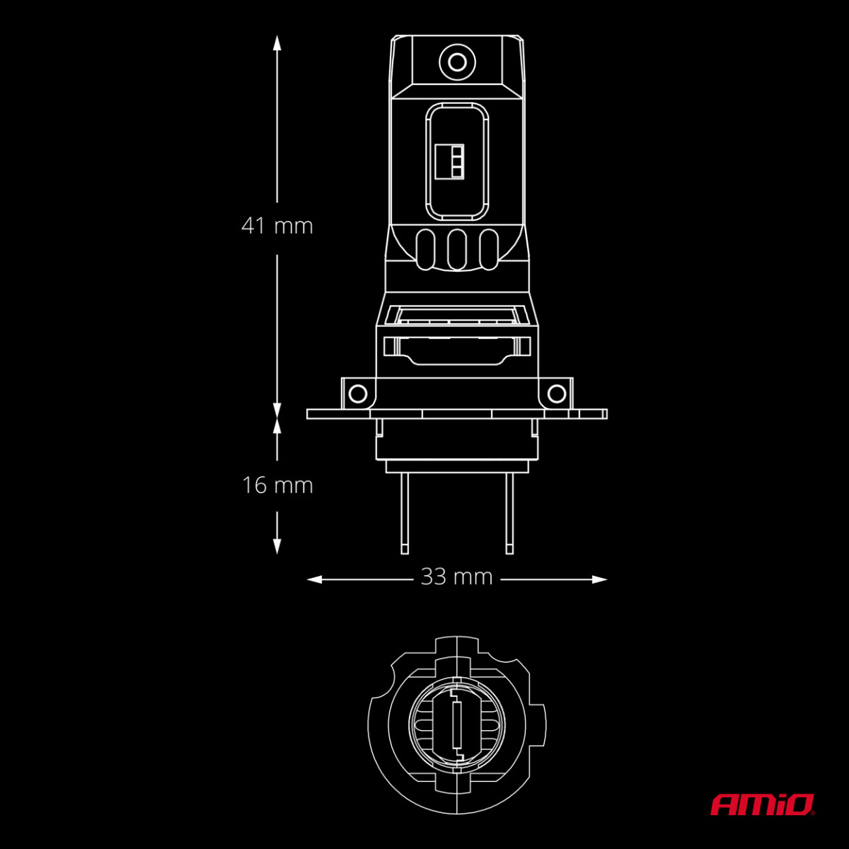 LED-Autolampen H7/H18 F26 PRO LumiTec LIMITED +130% DUO FULL CANBUS 12V/24V AMIO-04872
