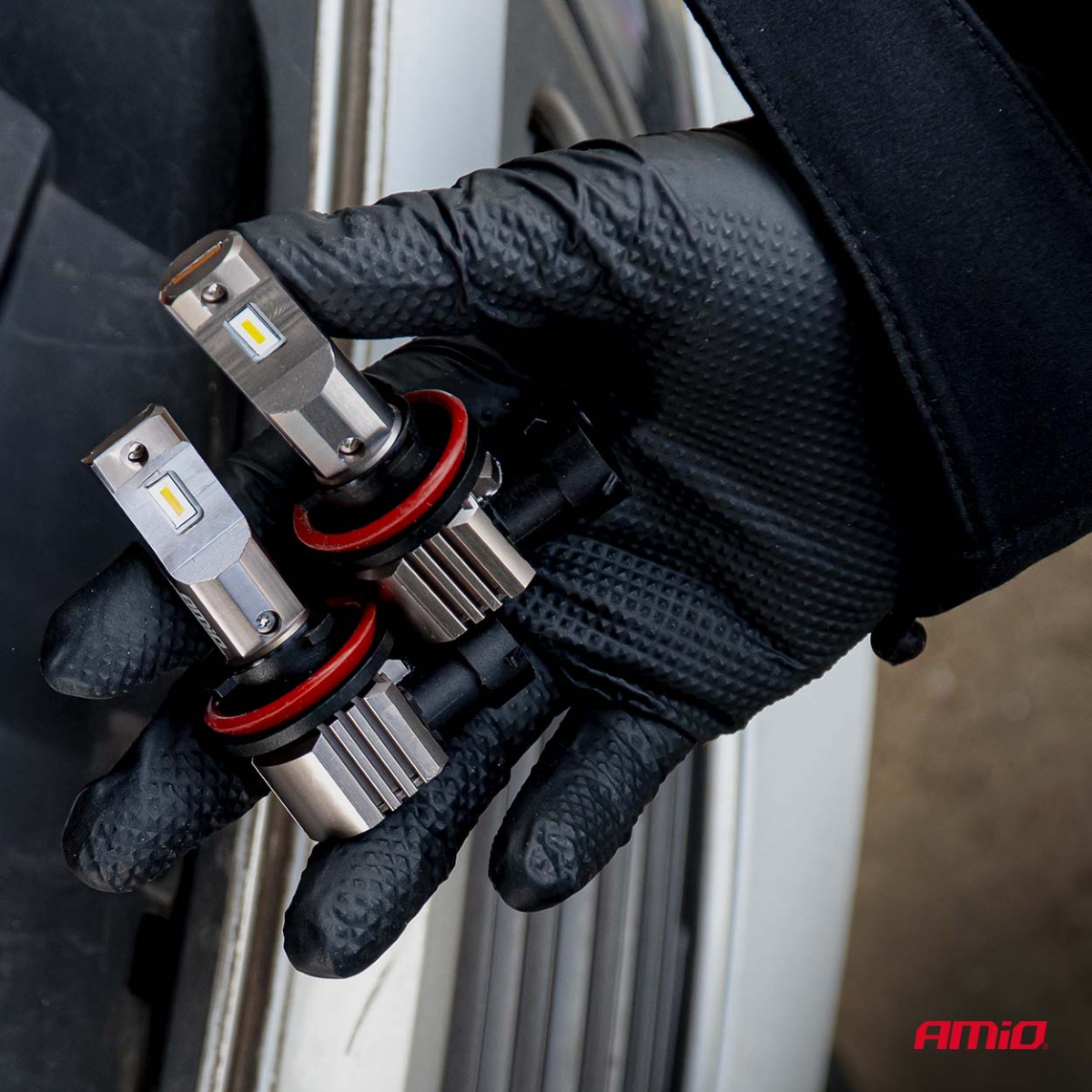 LED-Scheinwerferlampen Serie H25 CANBUS H8 H9 H11 H16 12V 31W, AMIO-04713