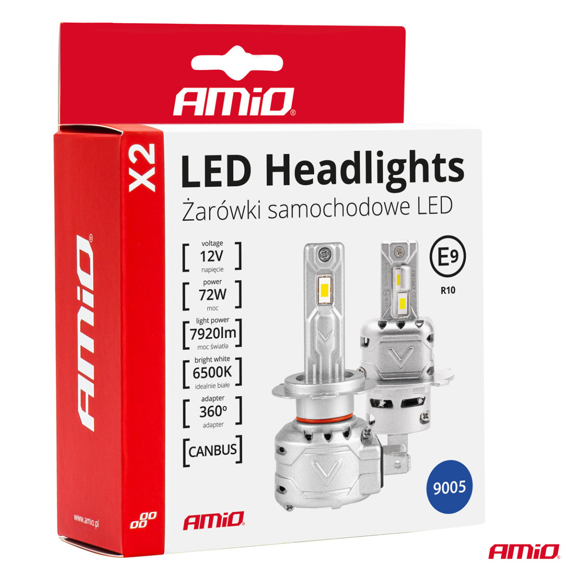 LED-Scheinwerferlampen X2 Serie HB4 9006 AMiO-02976