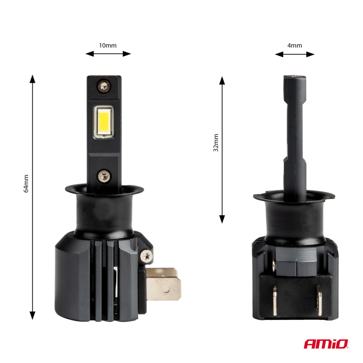 LED-Scheinwerferlampen der X4-Serie AVIATOR H3 6500K max 44W AMIO-03762