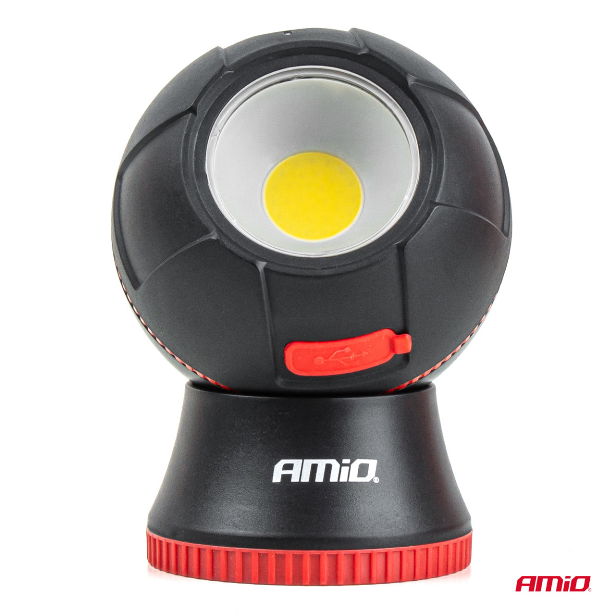 Abnehmbare kugelförmige LED-Inspektionsleuchte COB 4 W, 2200 mAh, AMIO-04939