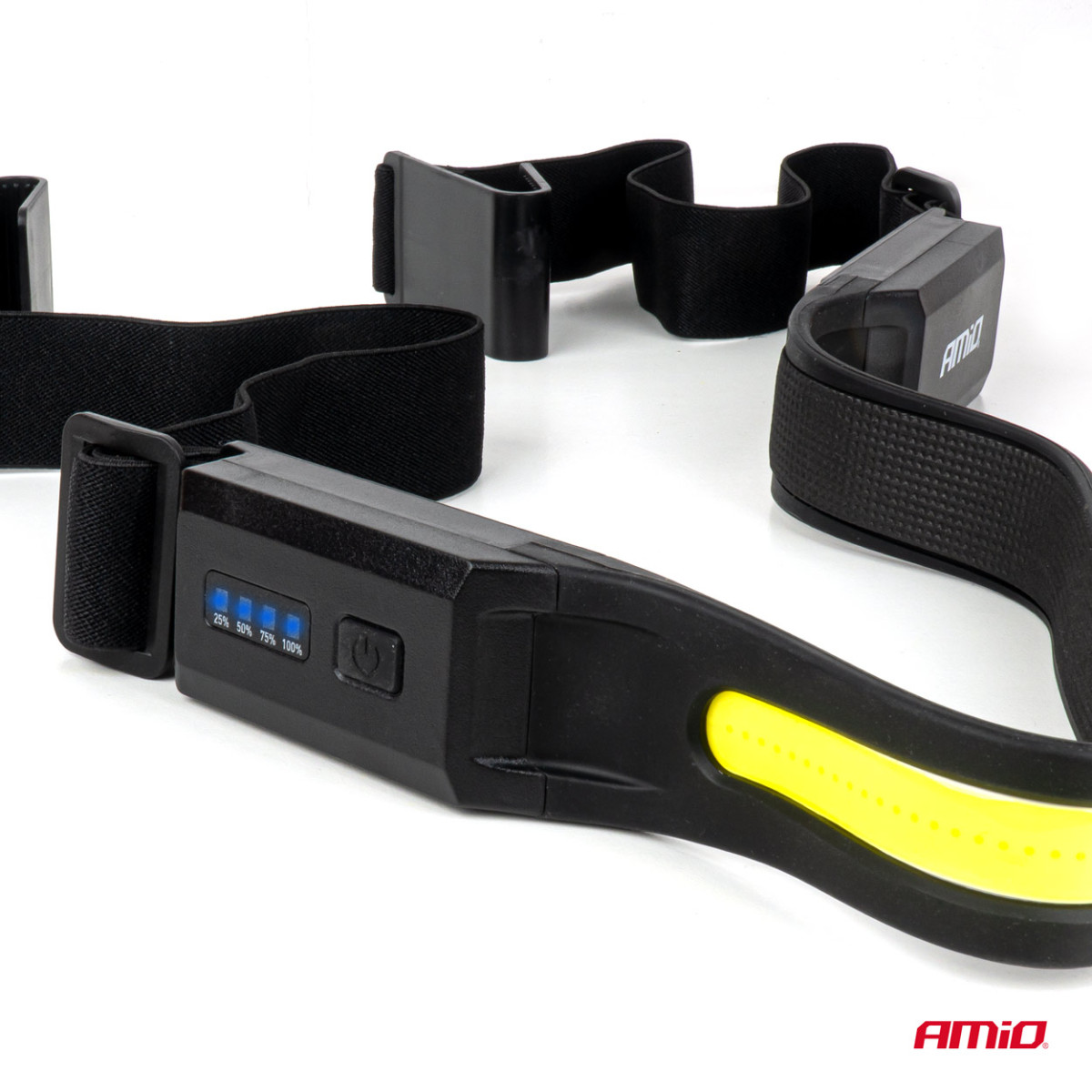 Magnetische COB-Arbeitsleuchte mit flexiblem Tragegurt, 4000 mAh, AMIO-04941