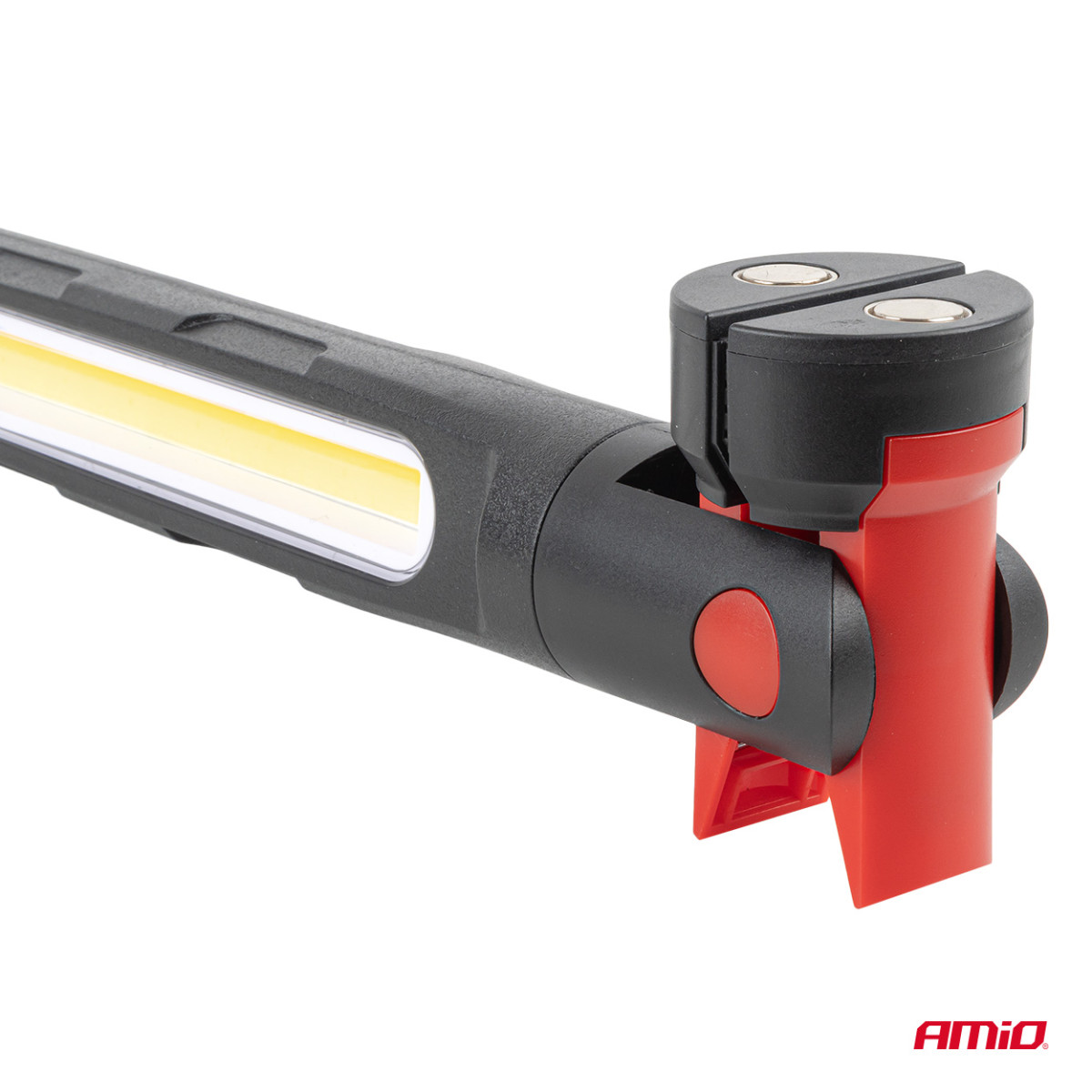 LED-Inspektionsleuchte mit Magnet und Klemme, 4000 mAh, AMIO-05024