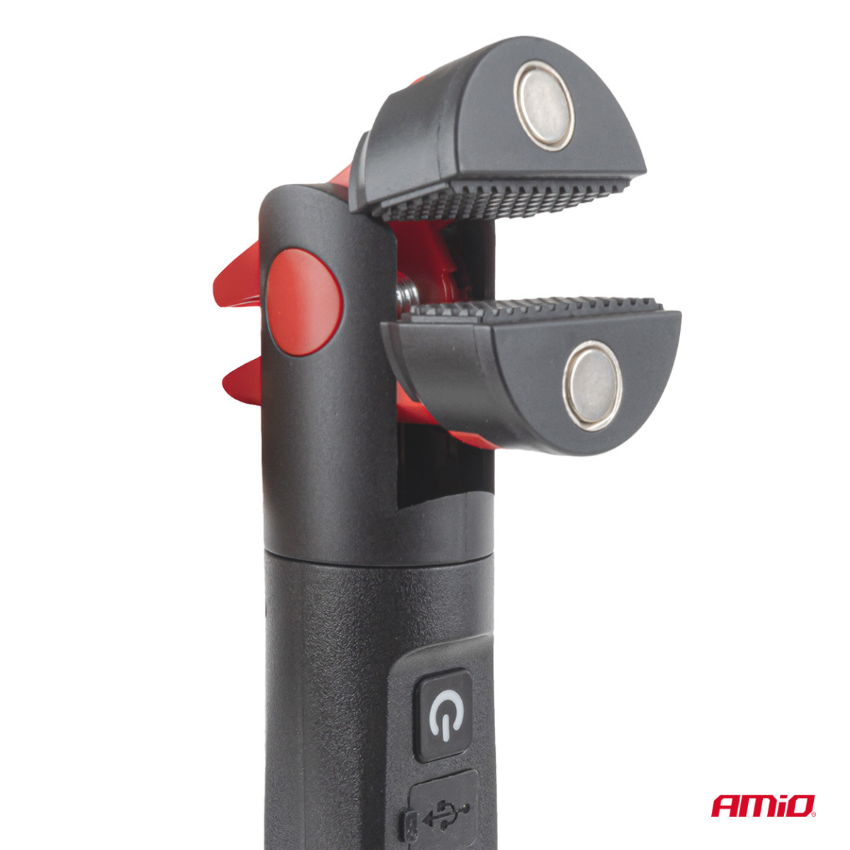 LED-Inspektionsleuchte mit Magnet und Klemme, 4000 mAh, AMIO-05024