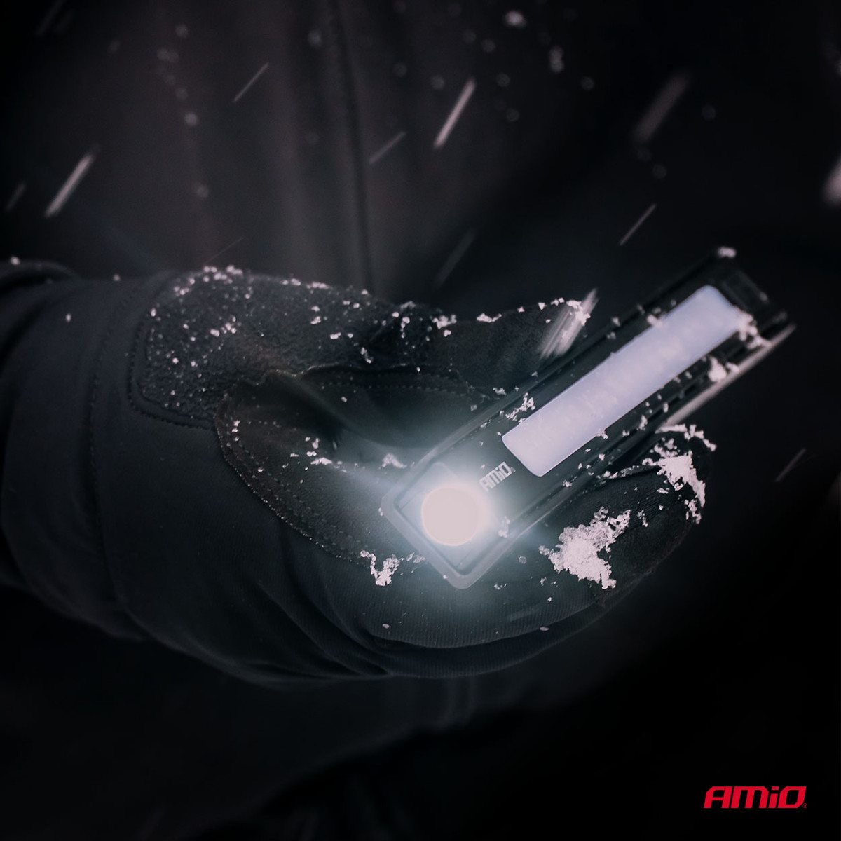 LED-Inspektionsleuchten-Set, 10 Stück, batteriebetrieben, XTE + SMD, 600 mAh, AMIO-04670