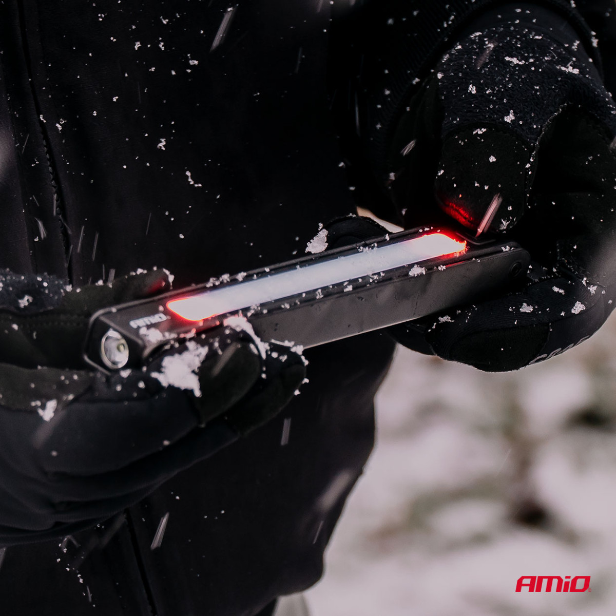 LED-Inspektionsleuchten-Set, 10 Stück, batteriebetrieben, XTE + SMD, 600 mAh, AMIO-04670