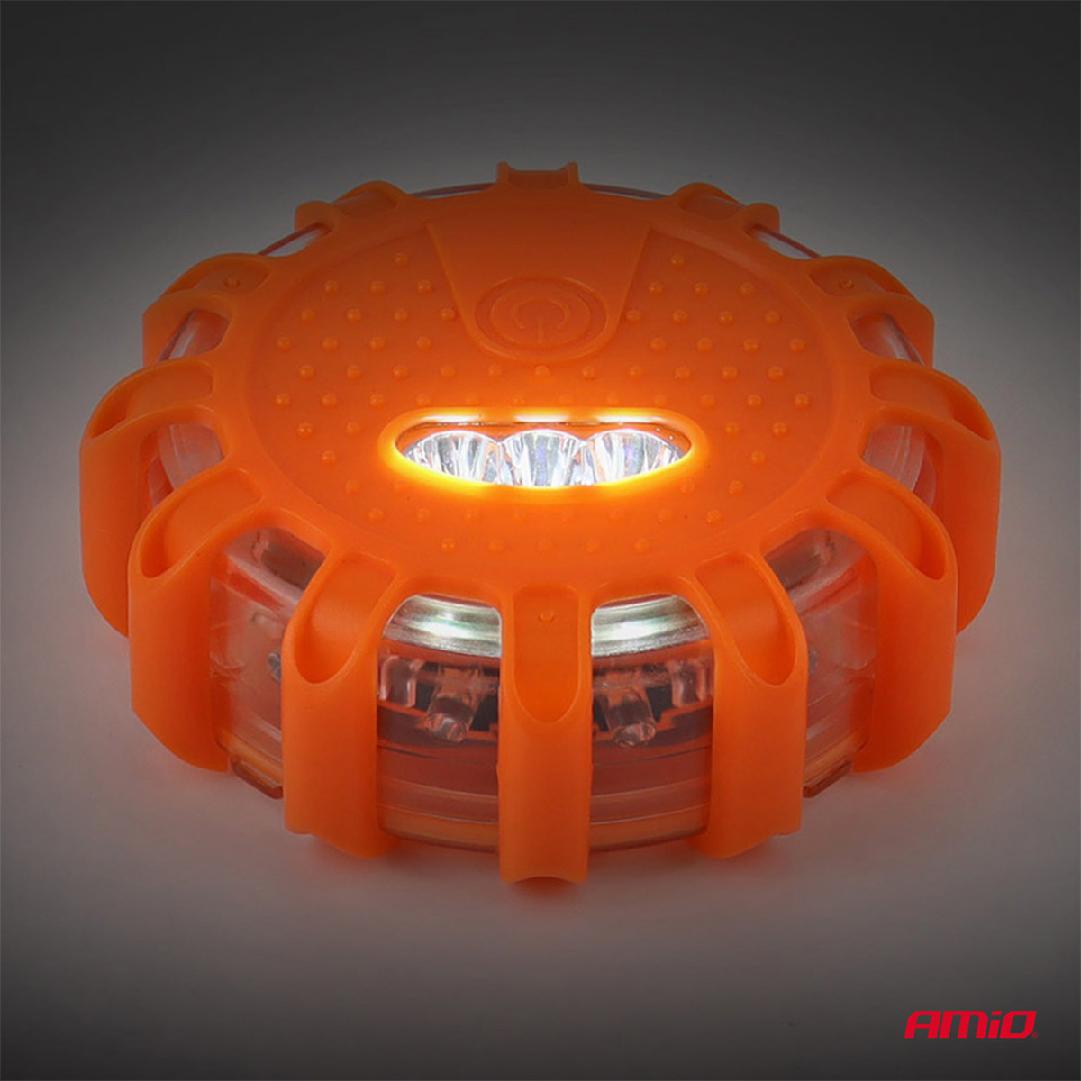 LED-Notleuchte mit Taschenlampenfunktion, 12 SMD + 3 SMD, 3×AAA, IP65 AMIO-04828