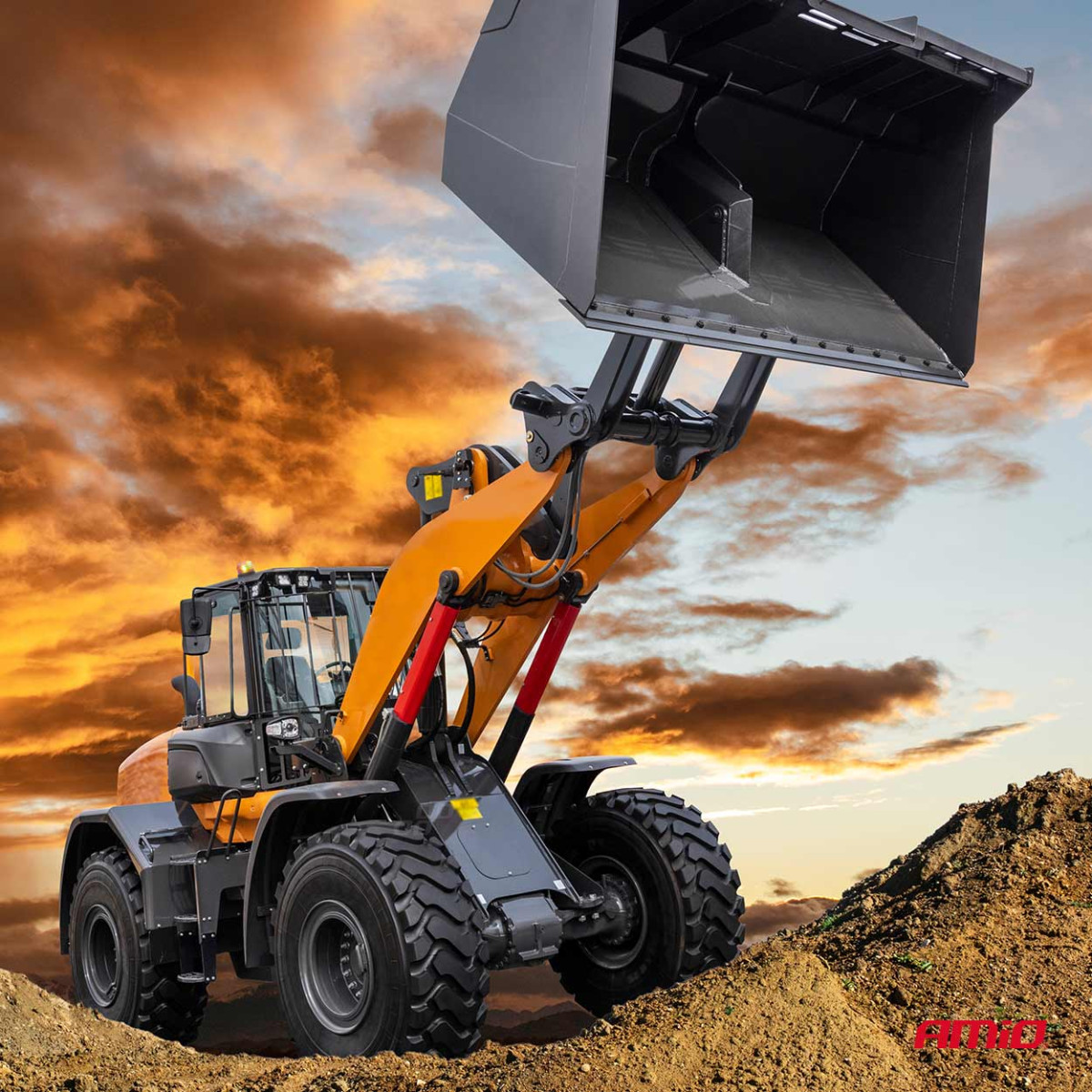 LED-Warnleuchte 24 LED W25M 12V 24V AMIO-03340