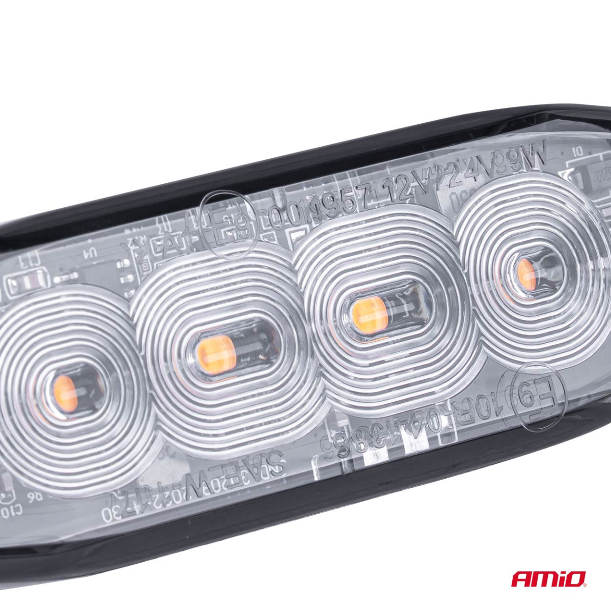 LED-Warnleuchte 4 LED R65 R10 12-24V AMIO-02298