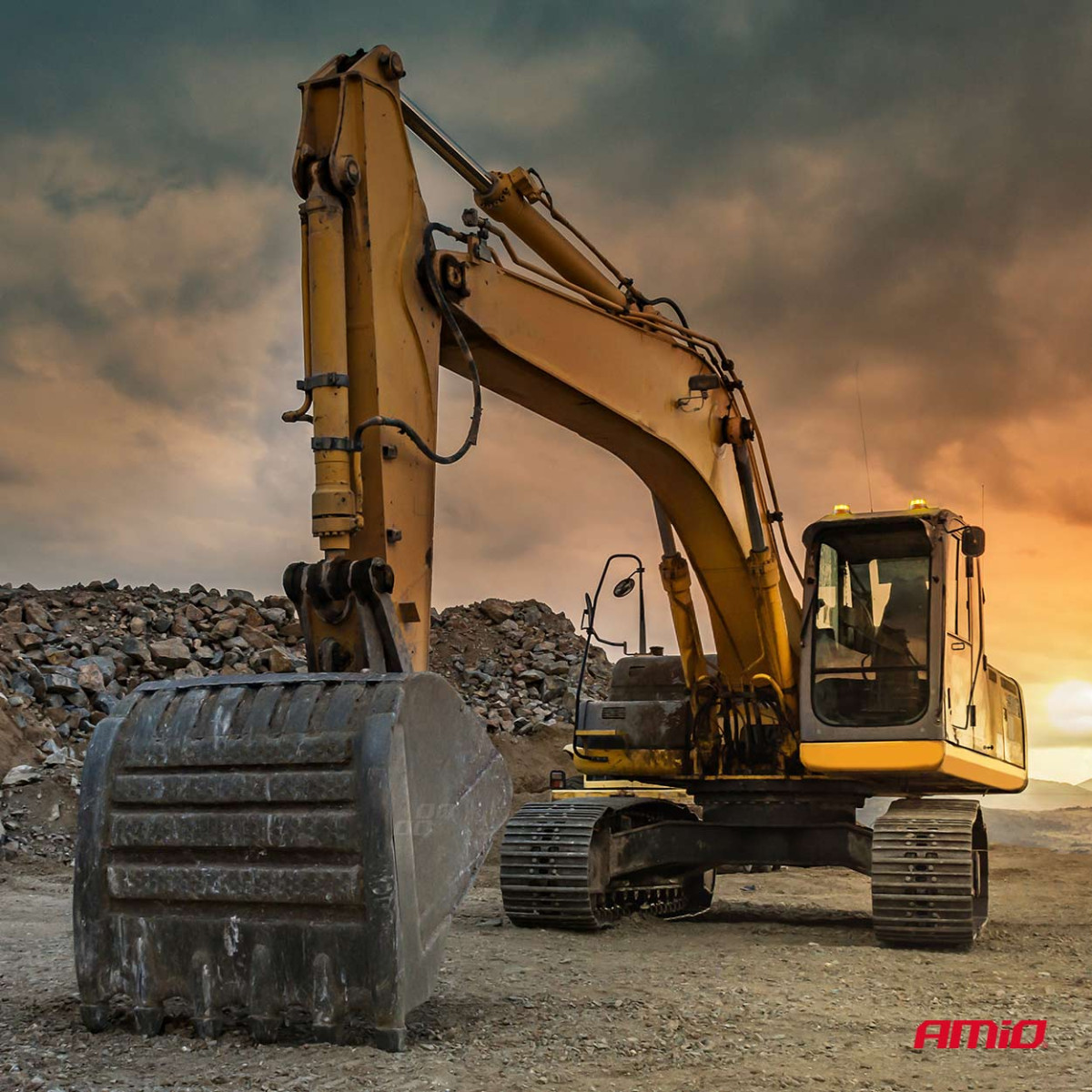 LED-Warnleuchte W28M 12V 24V AMIO-04108