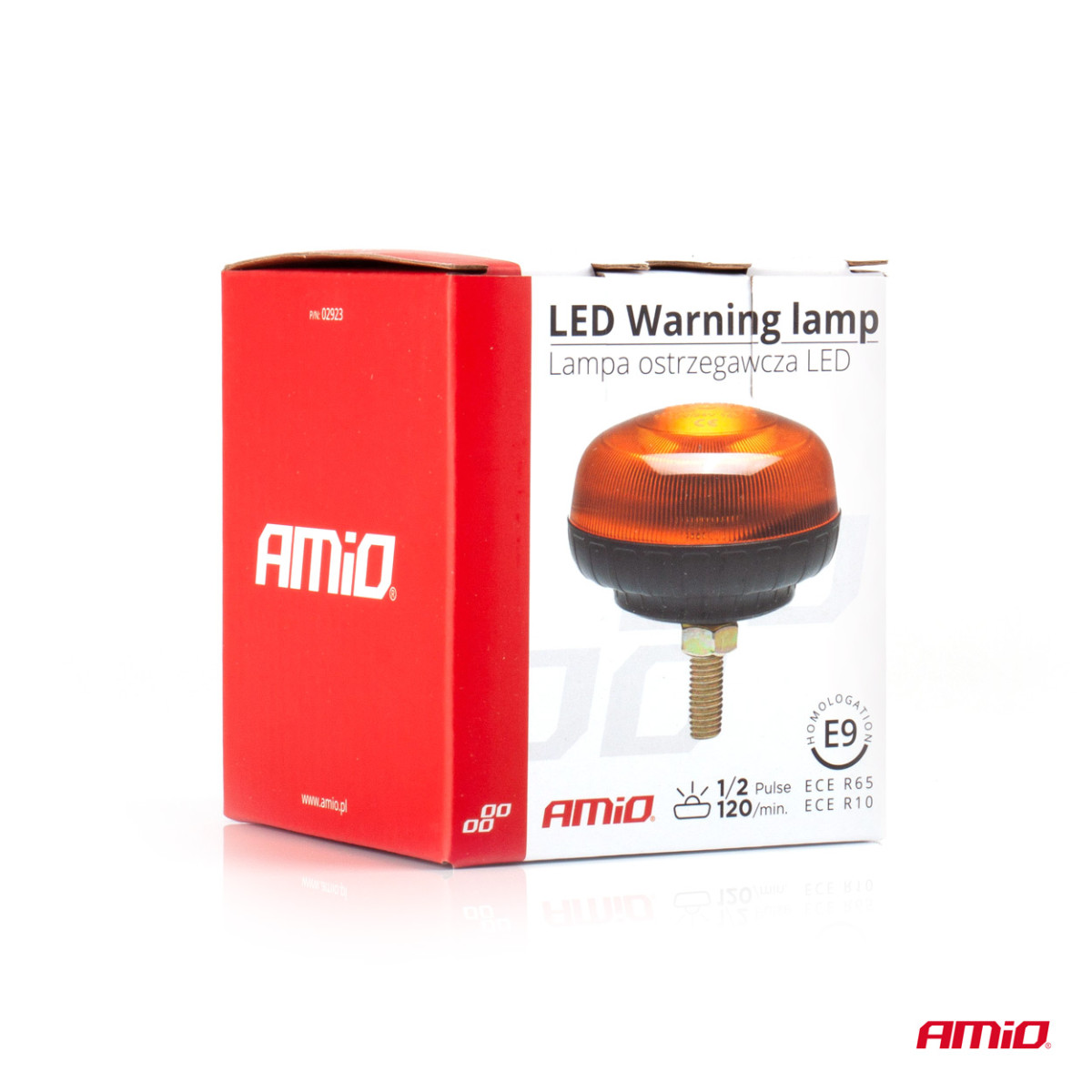 LED-Warnleuchte R65 R10 12V 24V W21sb AMIO-02923