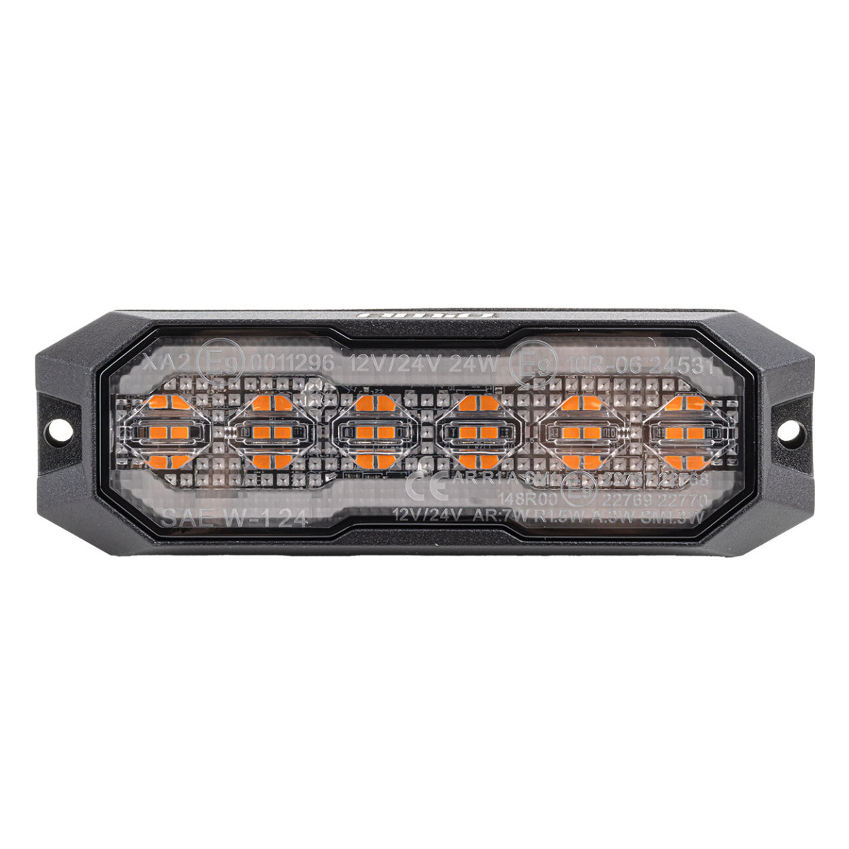 LED-Warnleuchte mit Positions- und Begrenzungslicht R65 R148 12V/24V 24W AMIO-04859