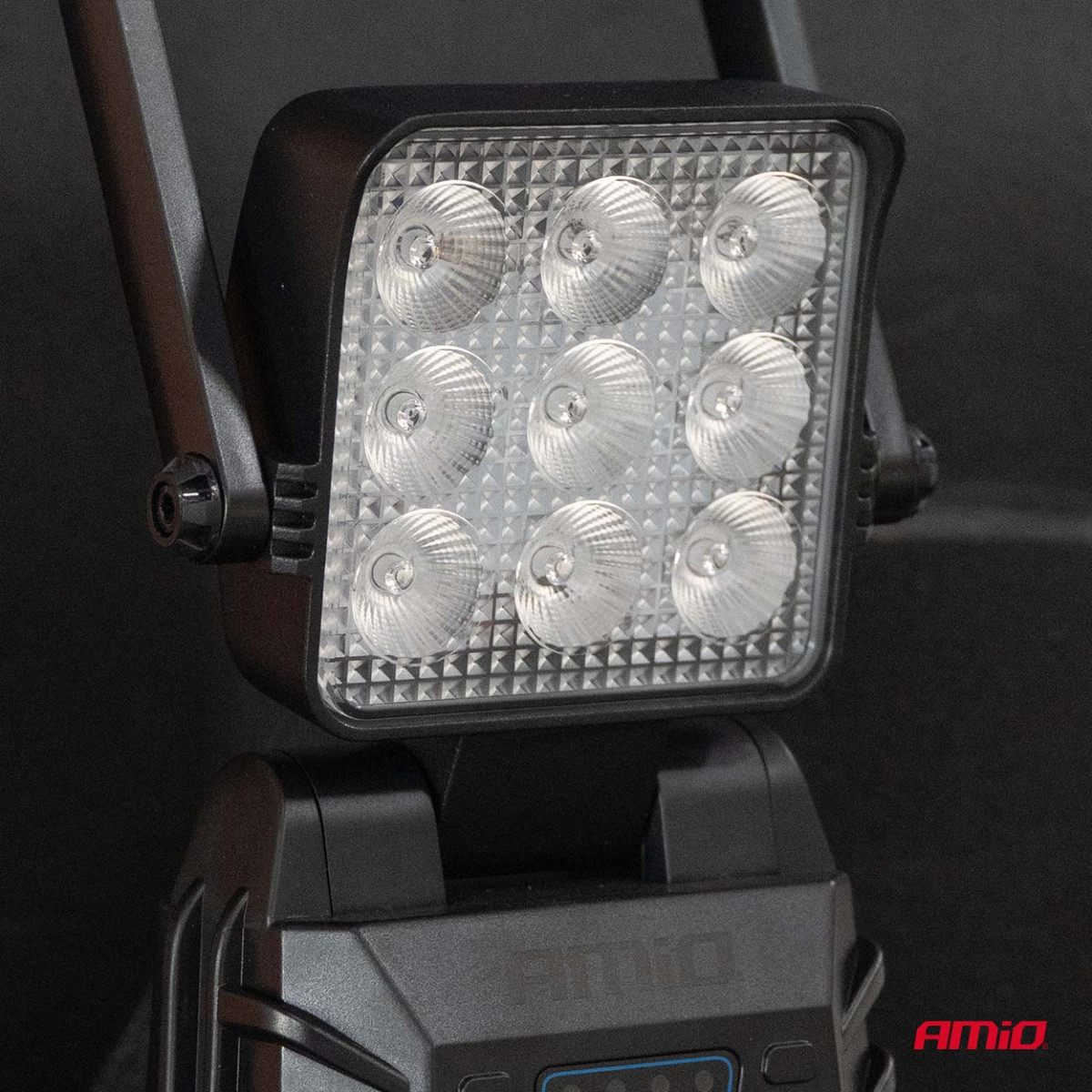Tragbare LED-Arbeits- und Warnleuchte 15W (BATT) AMIO-04865