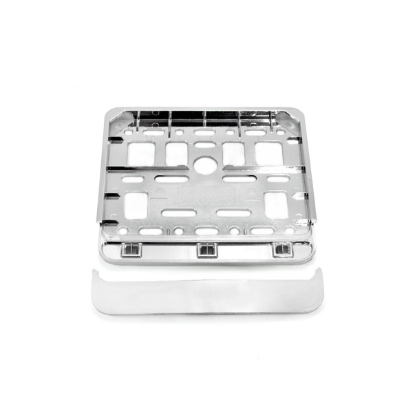 Roller-Kennzeichenhalter – Chrom, AMIO-01168