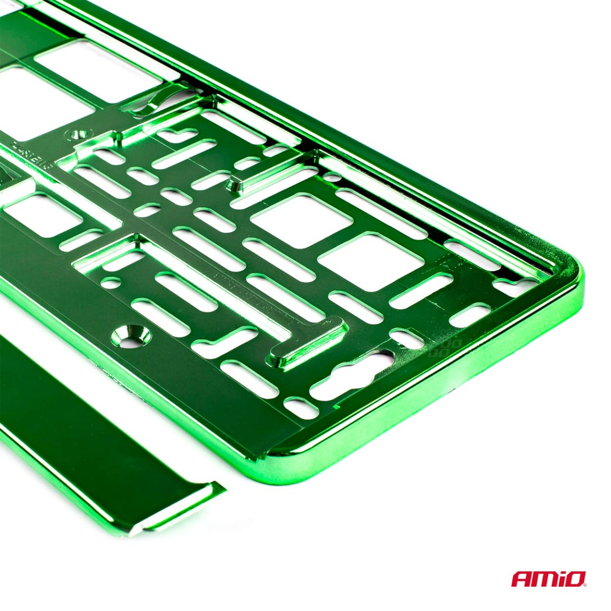 Kennzeichenhalter – Metallicgrün, AMIO-03178